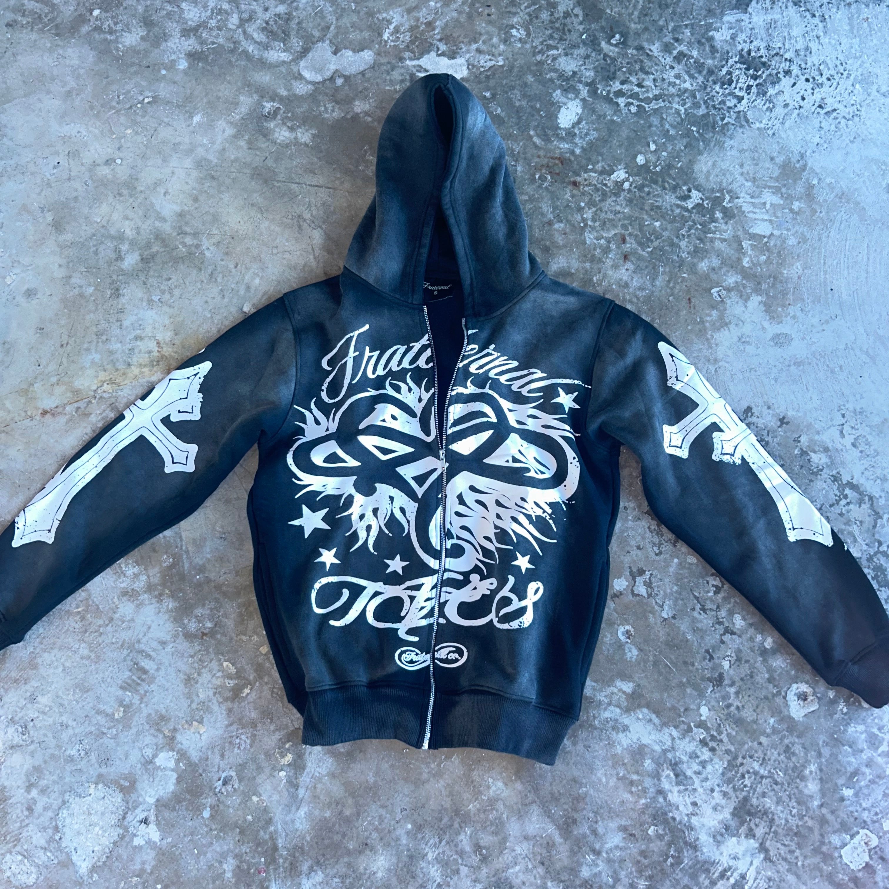 Black OG Zip-Up