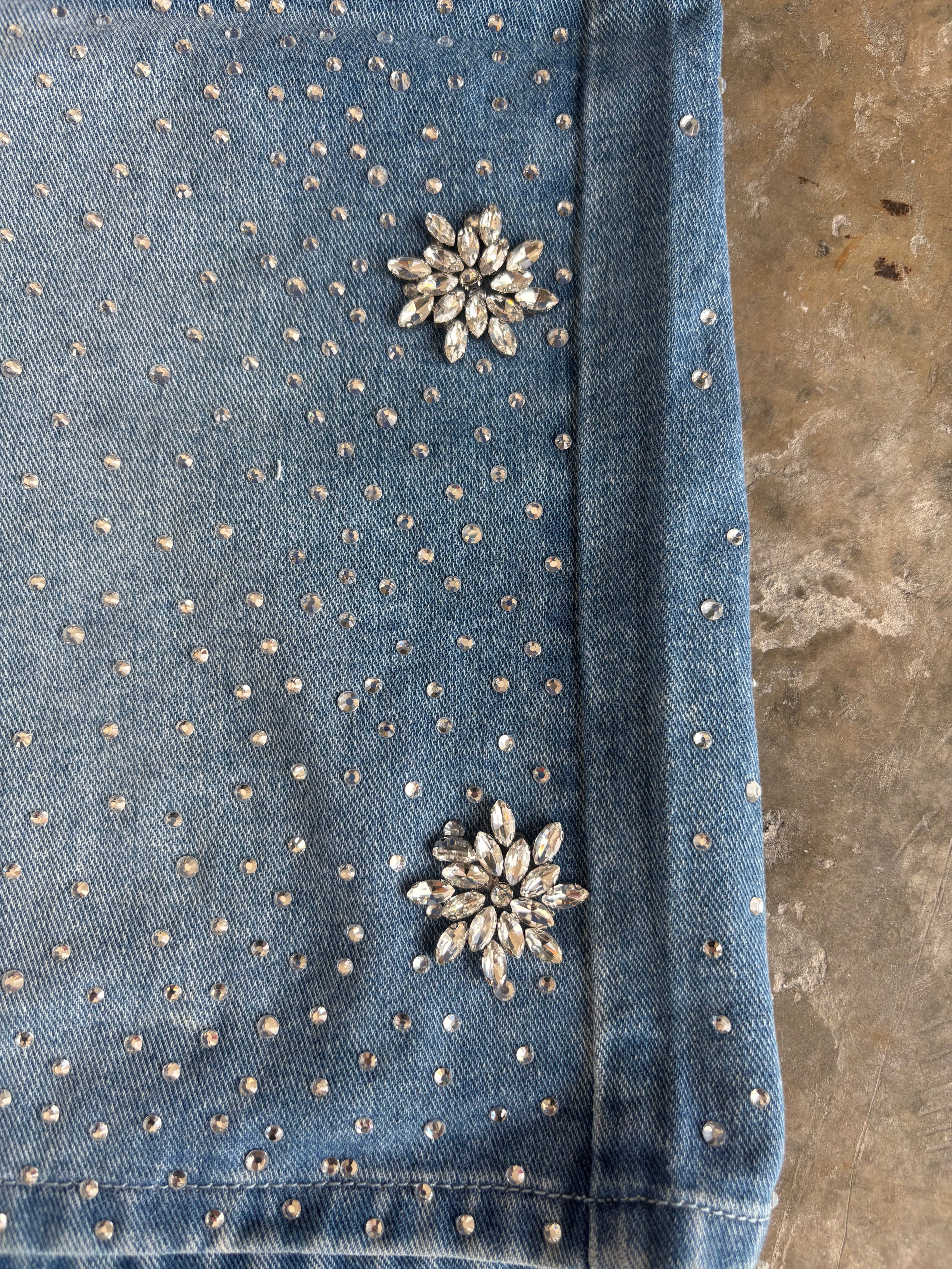 Washed Blue Astro Jorts