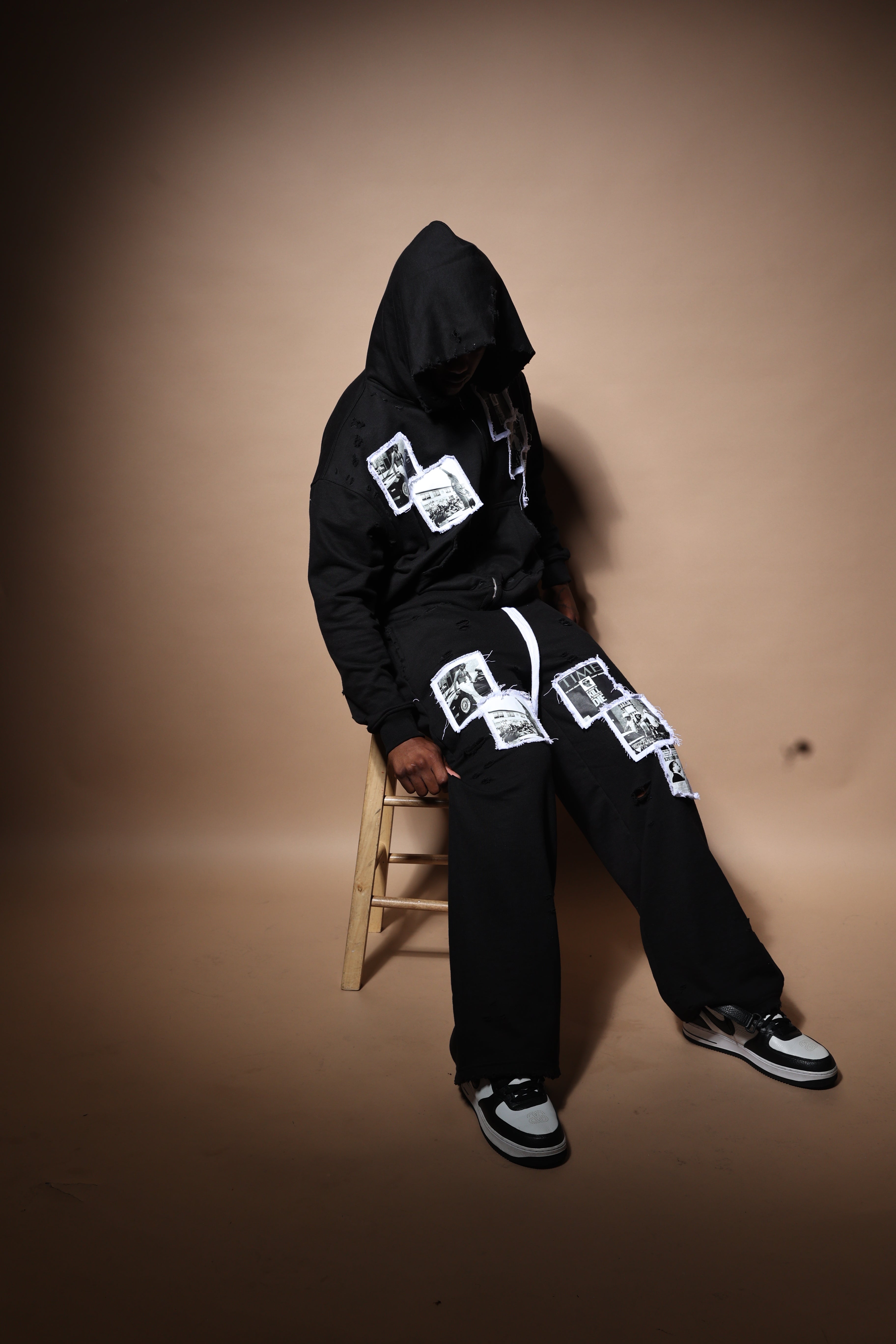 Black WATTBA Sweatpants