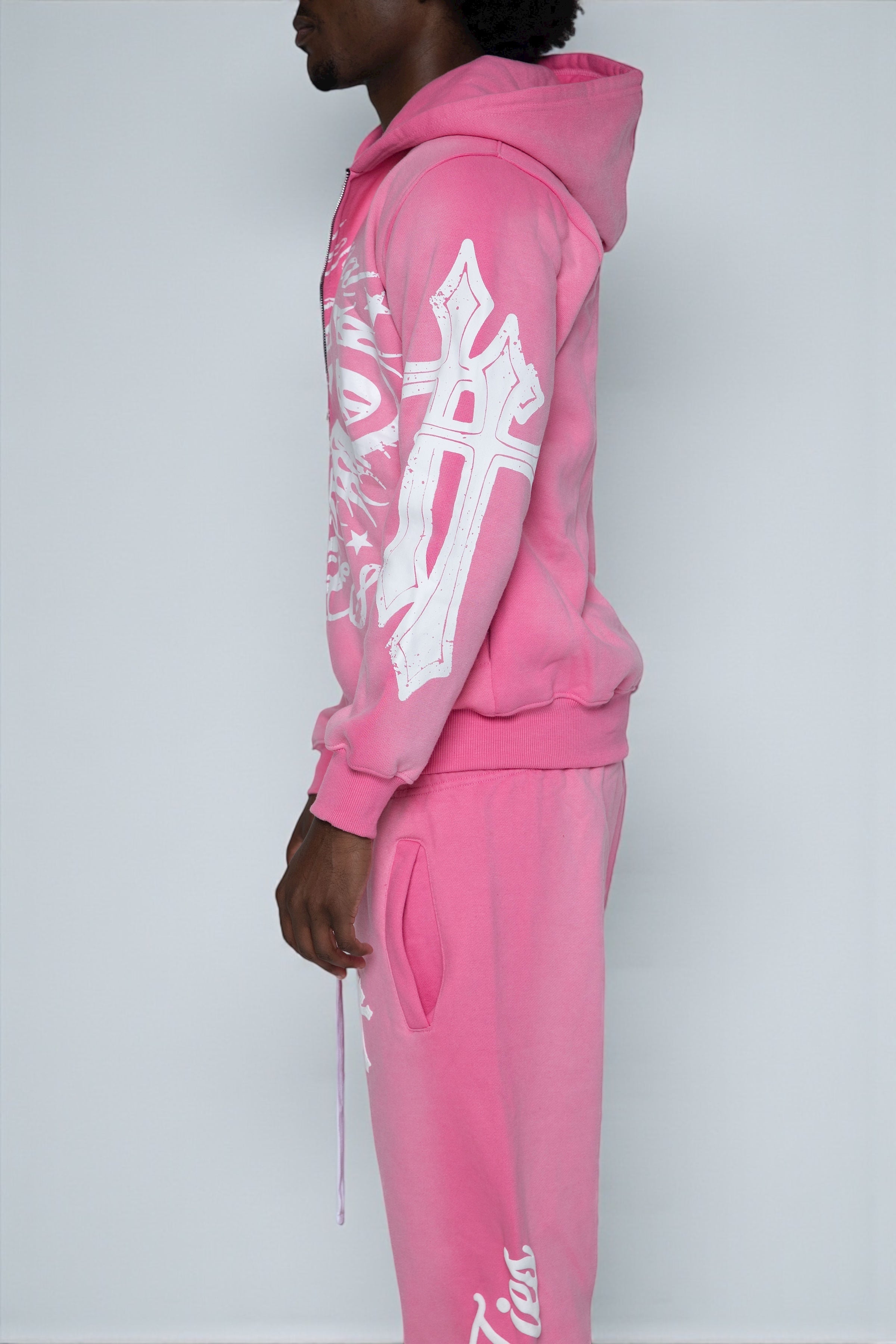 Pink OG Zip-Up Hoodie