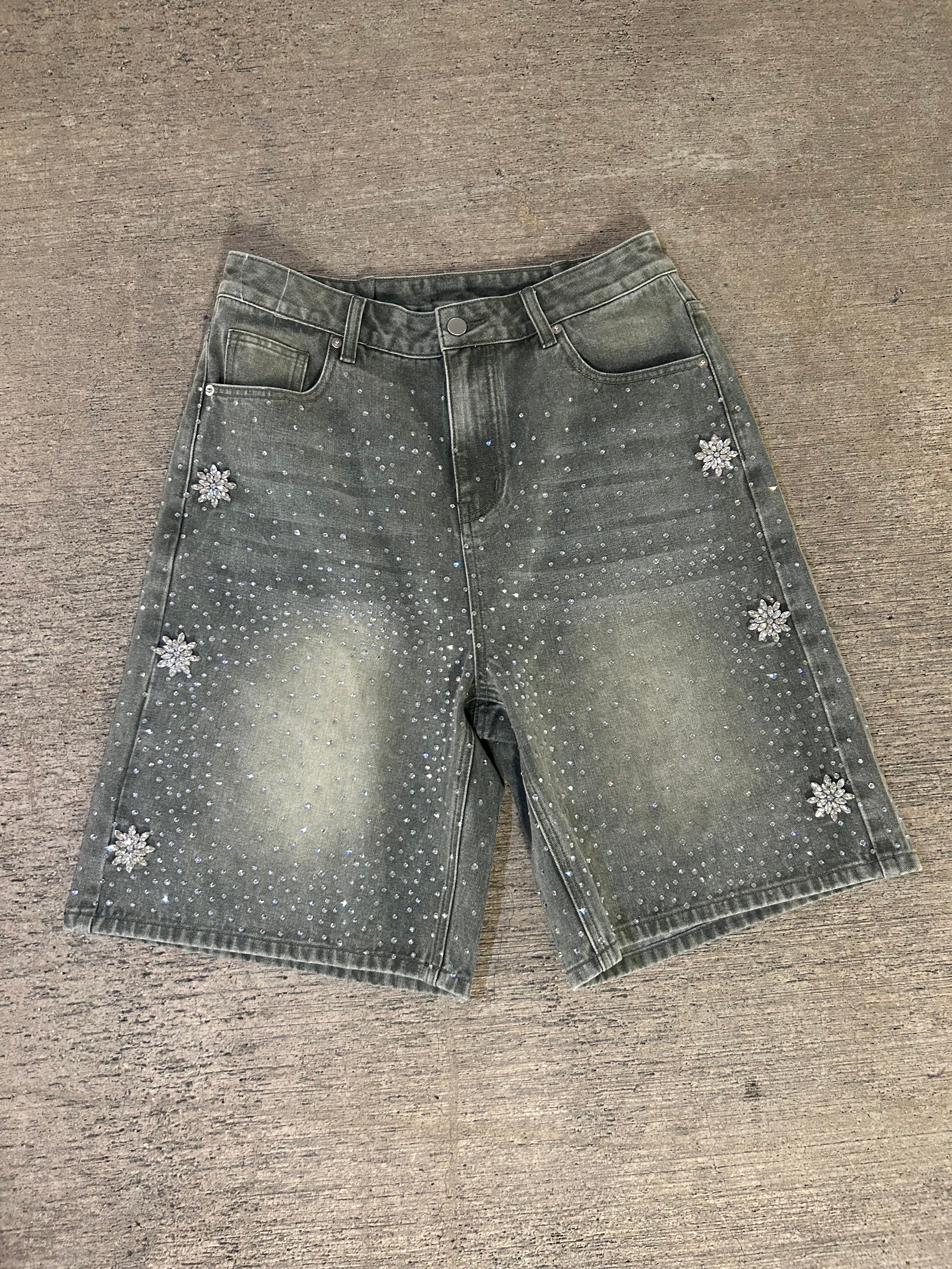 Washed Olive Astro Jorts