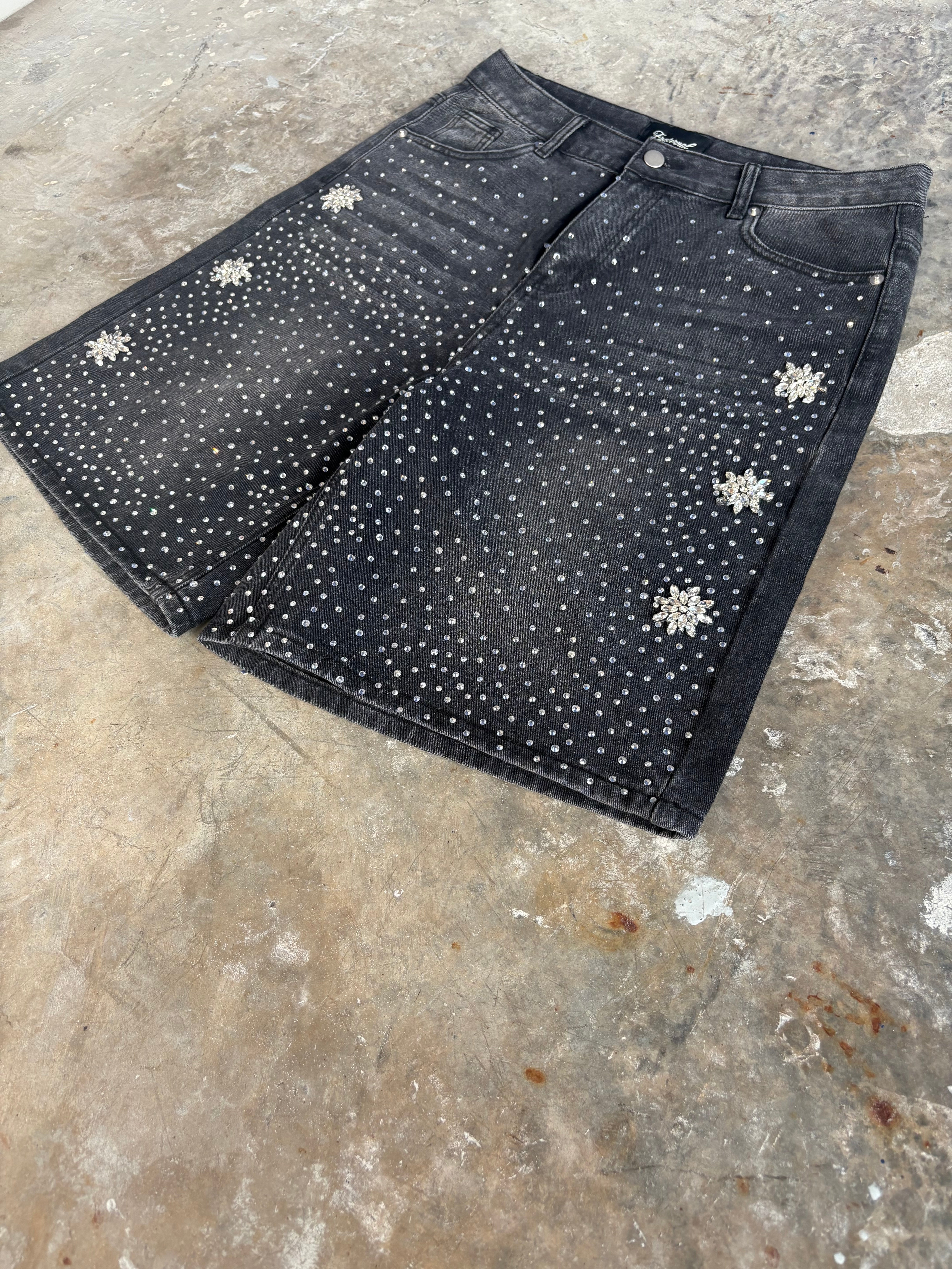 Washed Black Astro Jorts