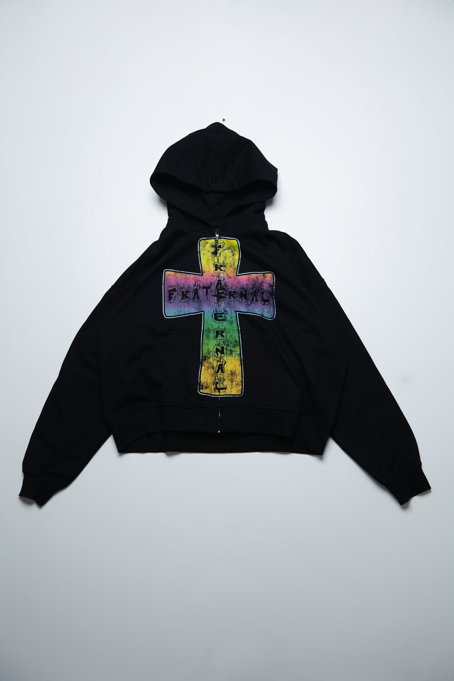 Black Blaze Of Faith Hoodie
