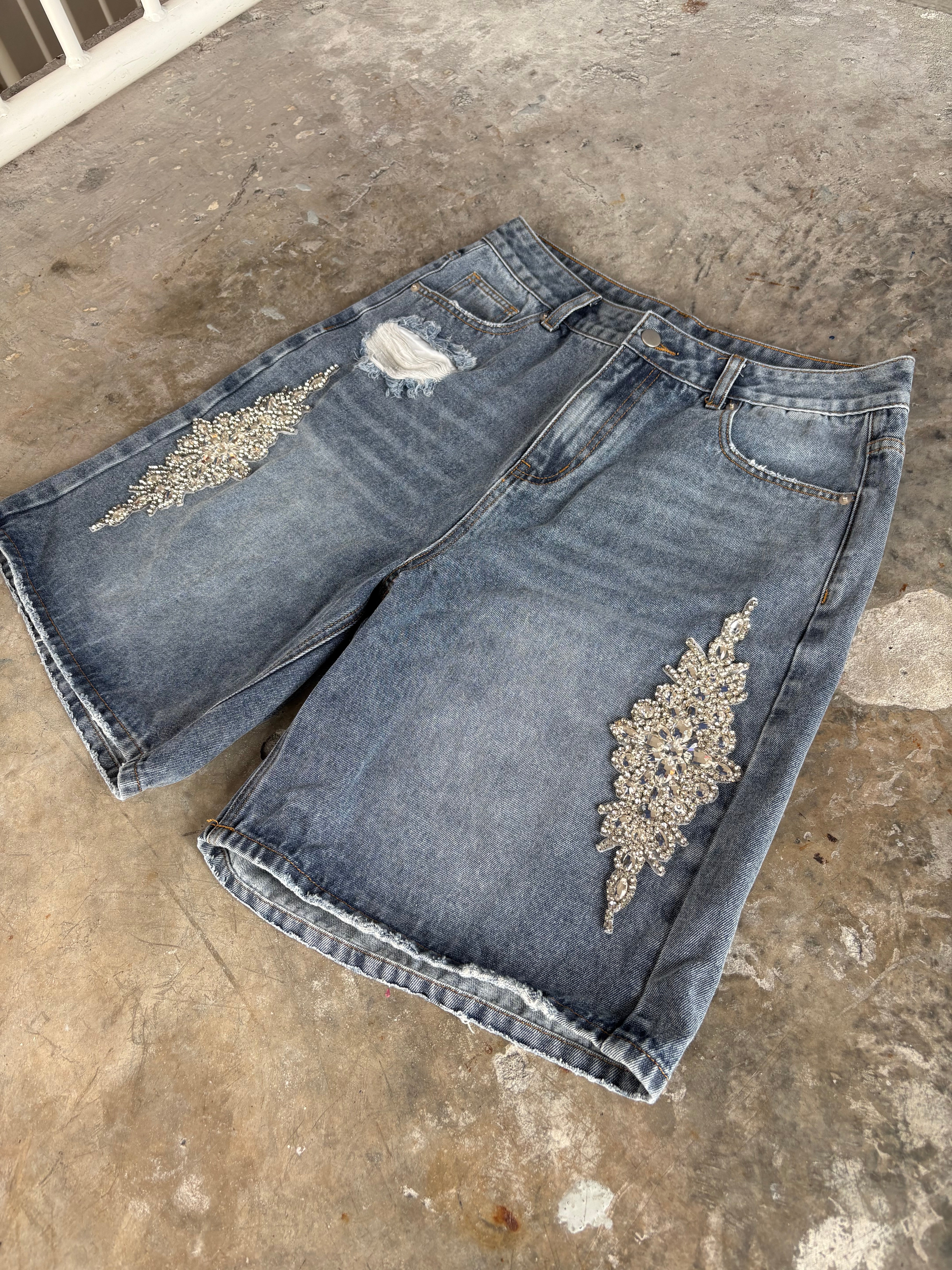 Blue Dagger Jorts