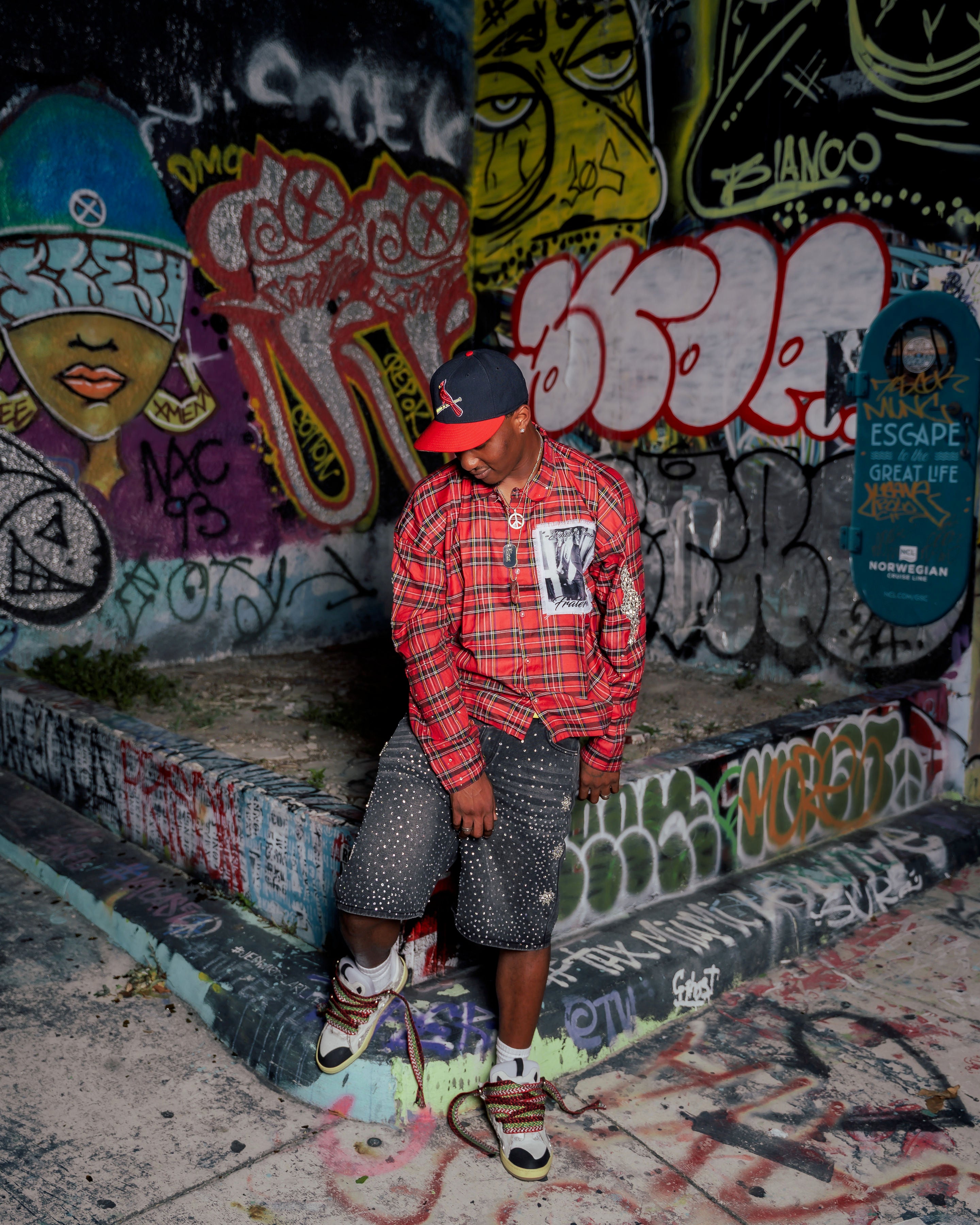 Washed Black Astro Jorts