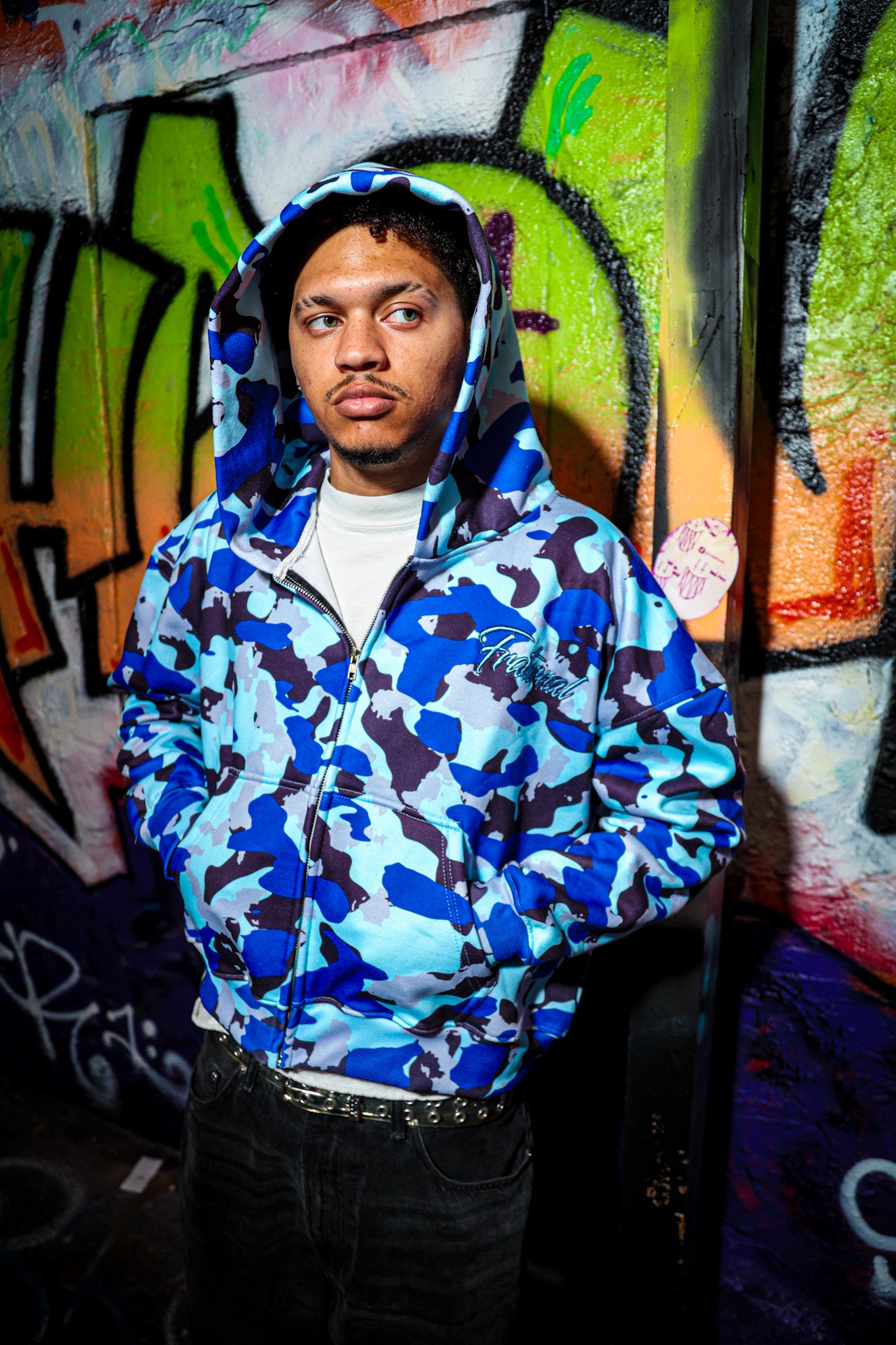 Blue Camo Recon Hoodie