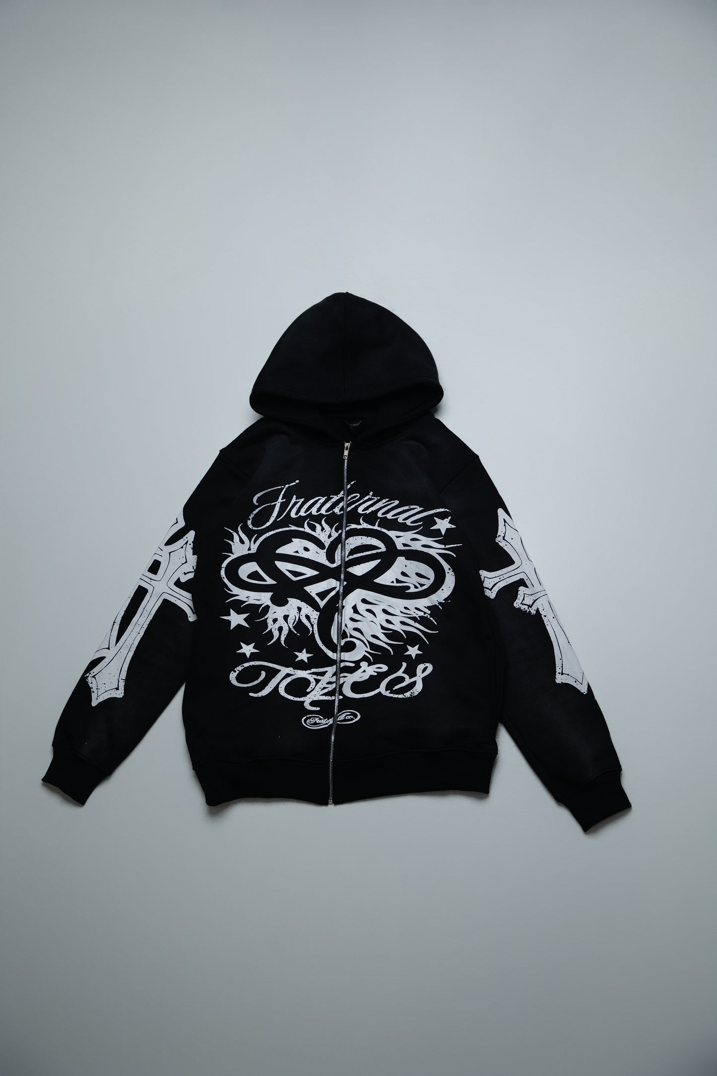 Black OG Zip-Up Hoodie