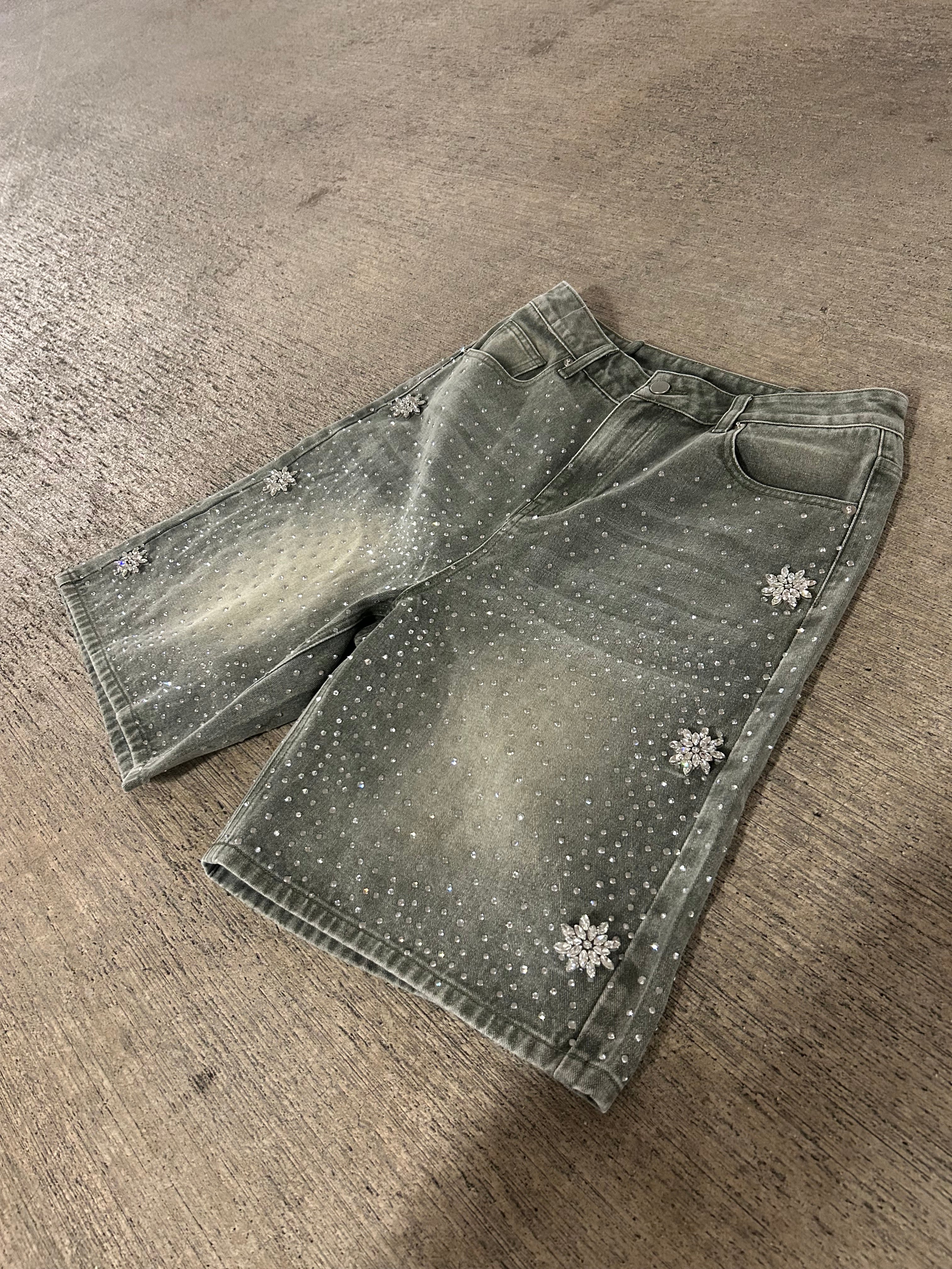 Washed Olive Astro Jorts