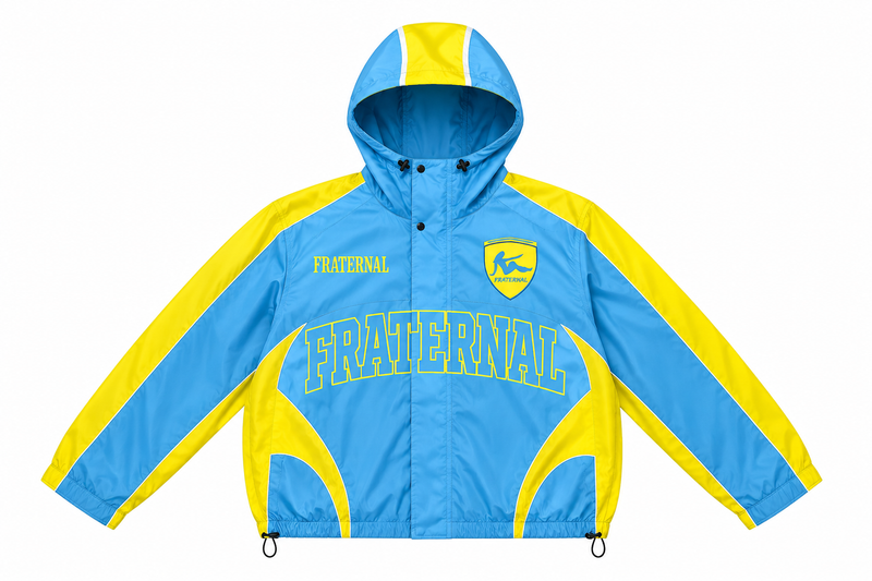 Baby Blue & Yellow Grand Prix Hoodie