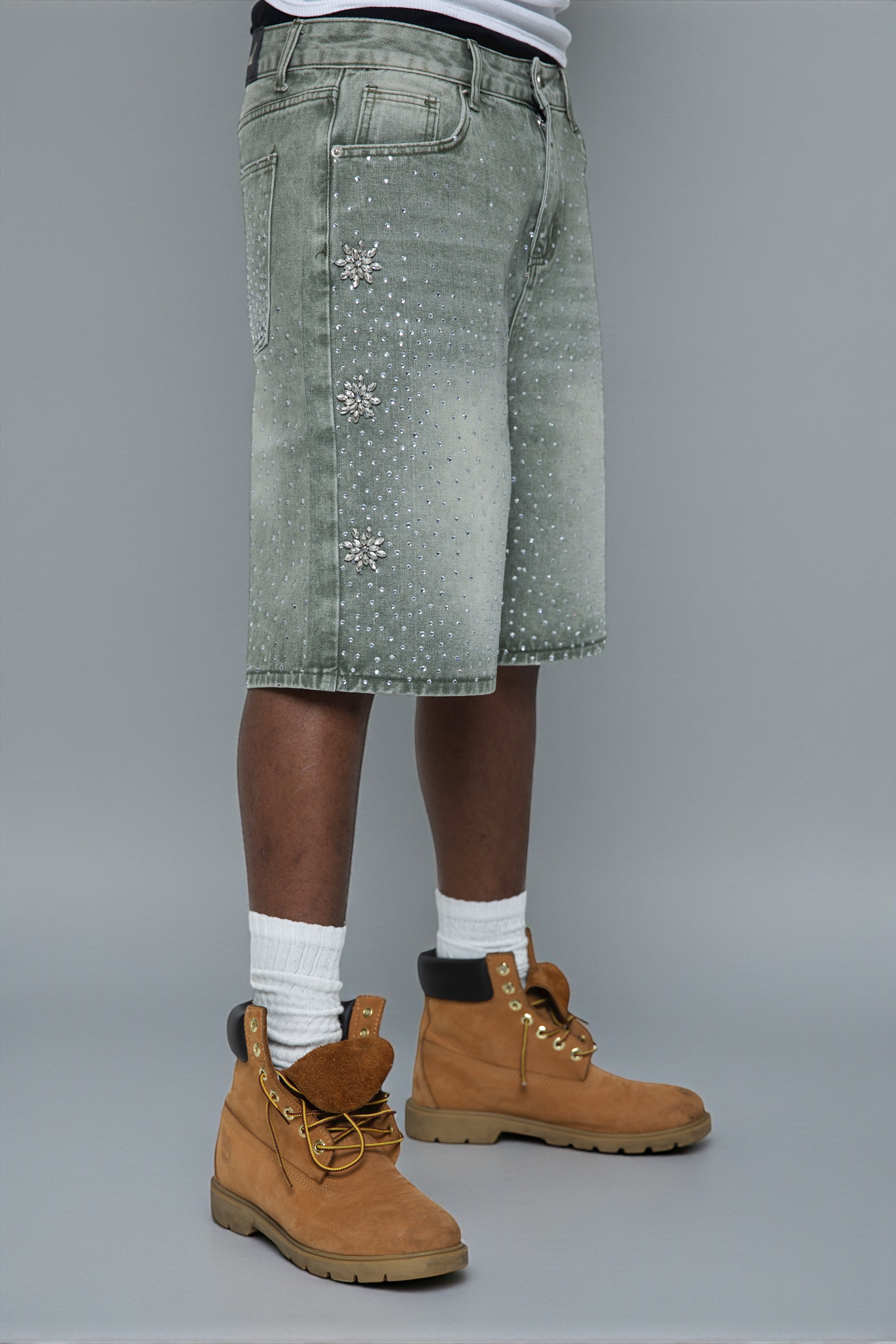 Washed Olive Astro Jorts
