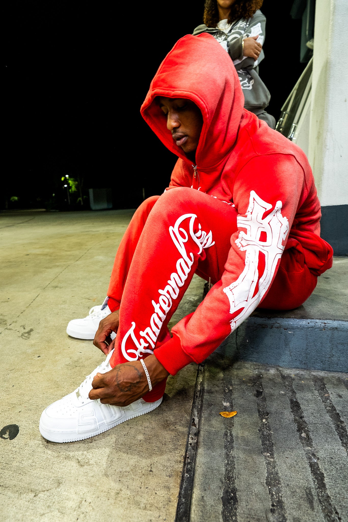 Red OG Zip-Up Hoodie