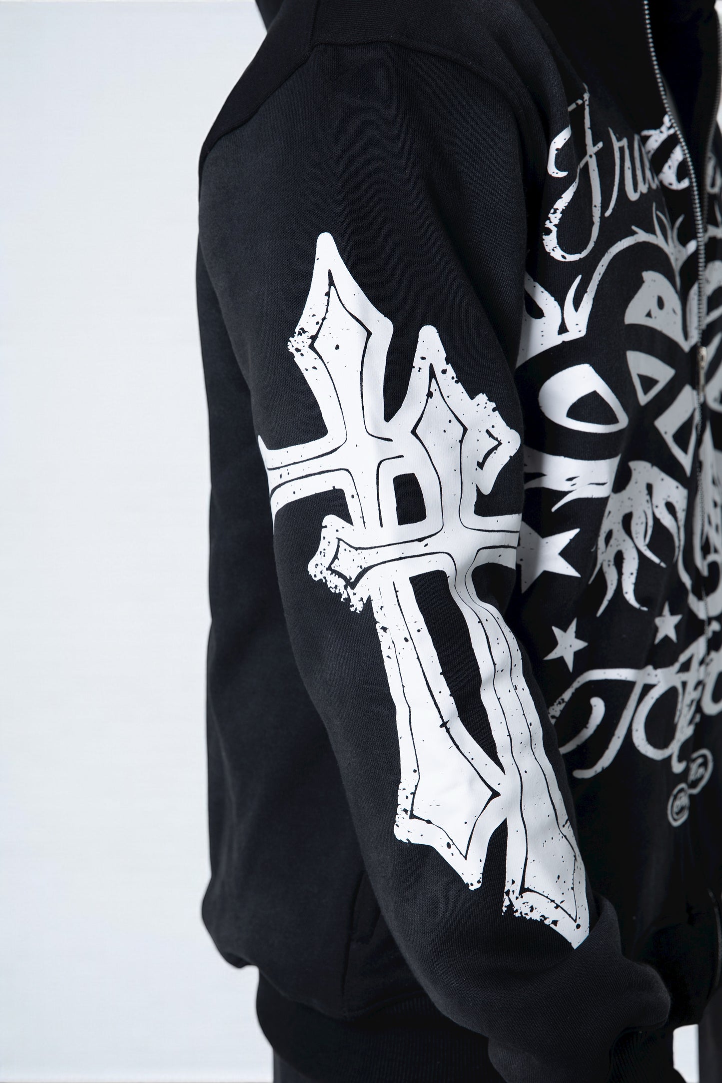 Black OG Zip-Up Hoodie