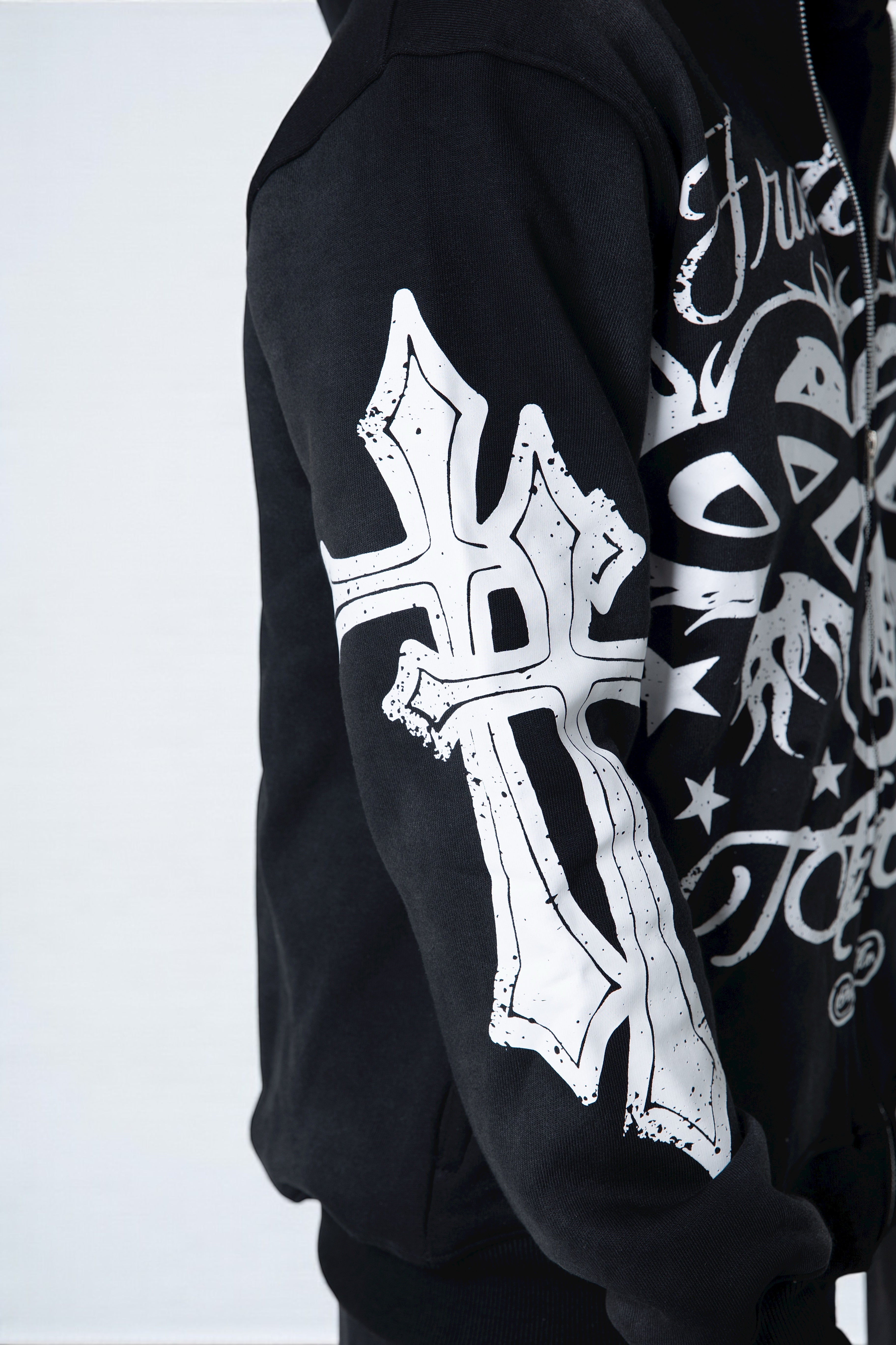 Black OG Zip-Up Hoodie