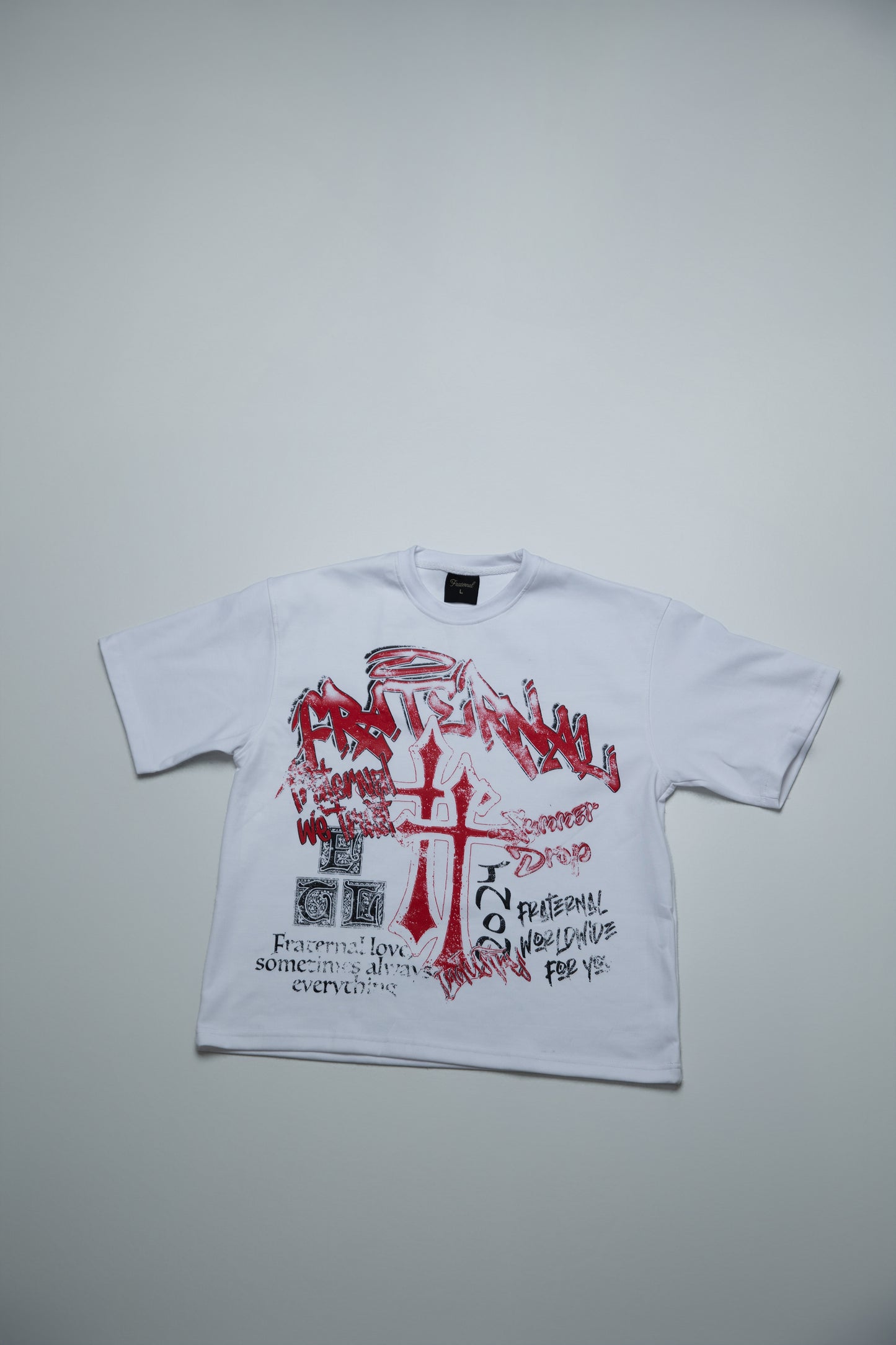 Red Double Cross Tshirt