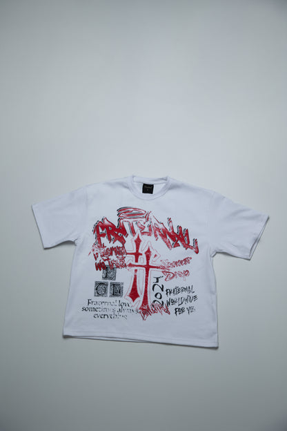 Red Double Cross Tshirt