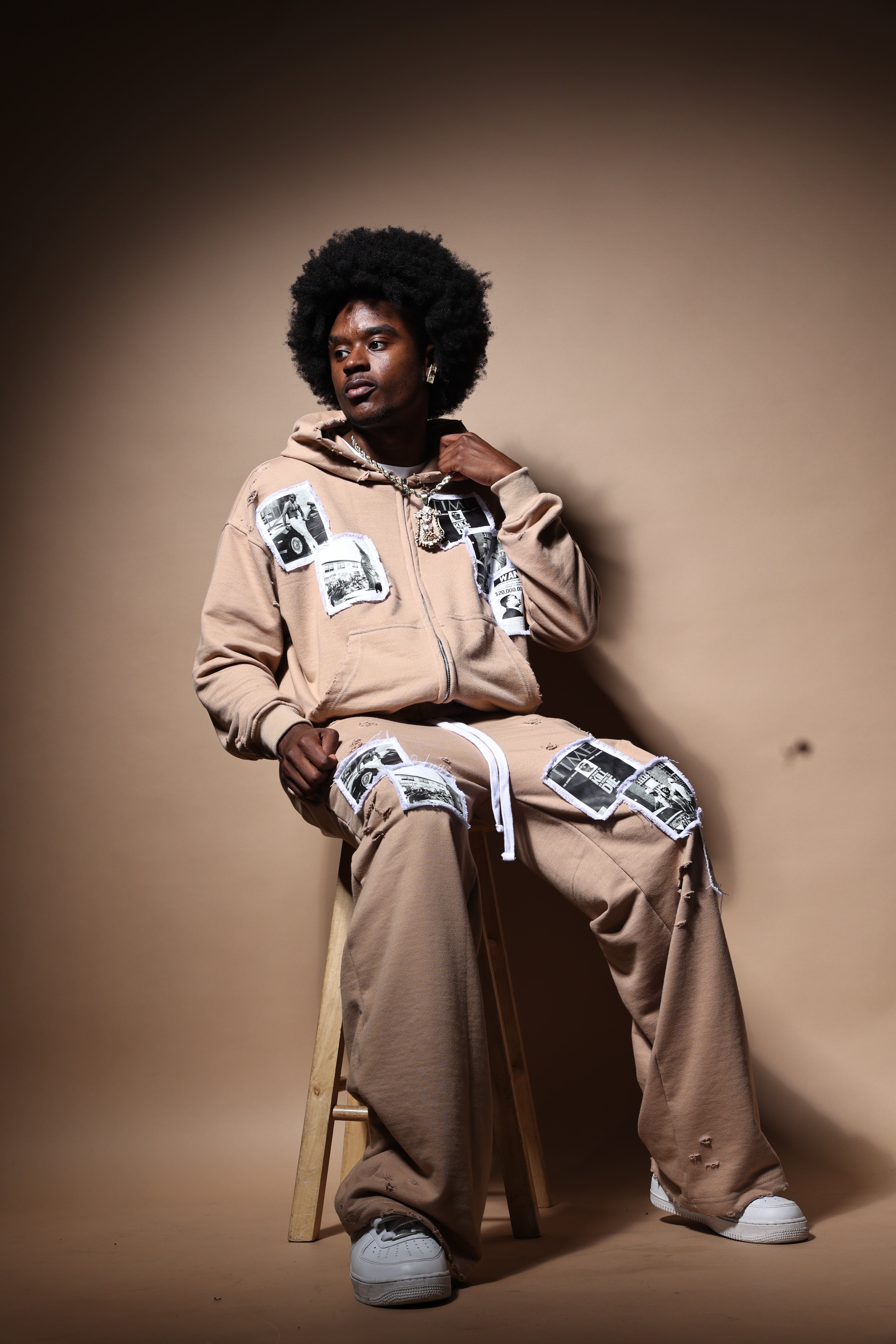 Khaki WATTBA Sweatpants