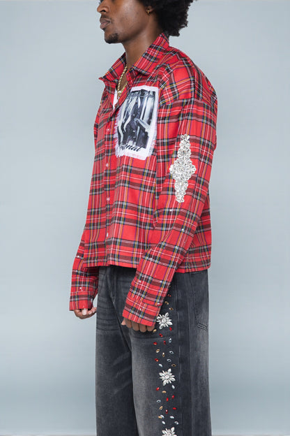 Red Dapper Don Flannel