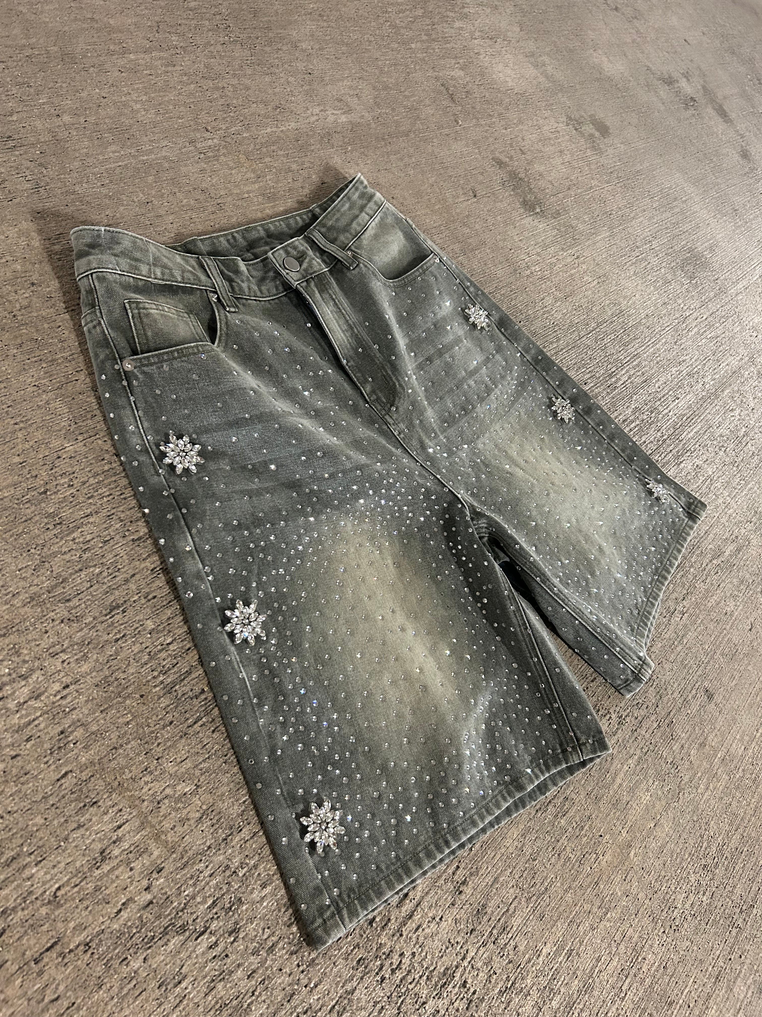 Washed Olive Astro Jorts
