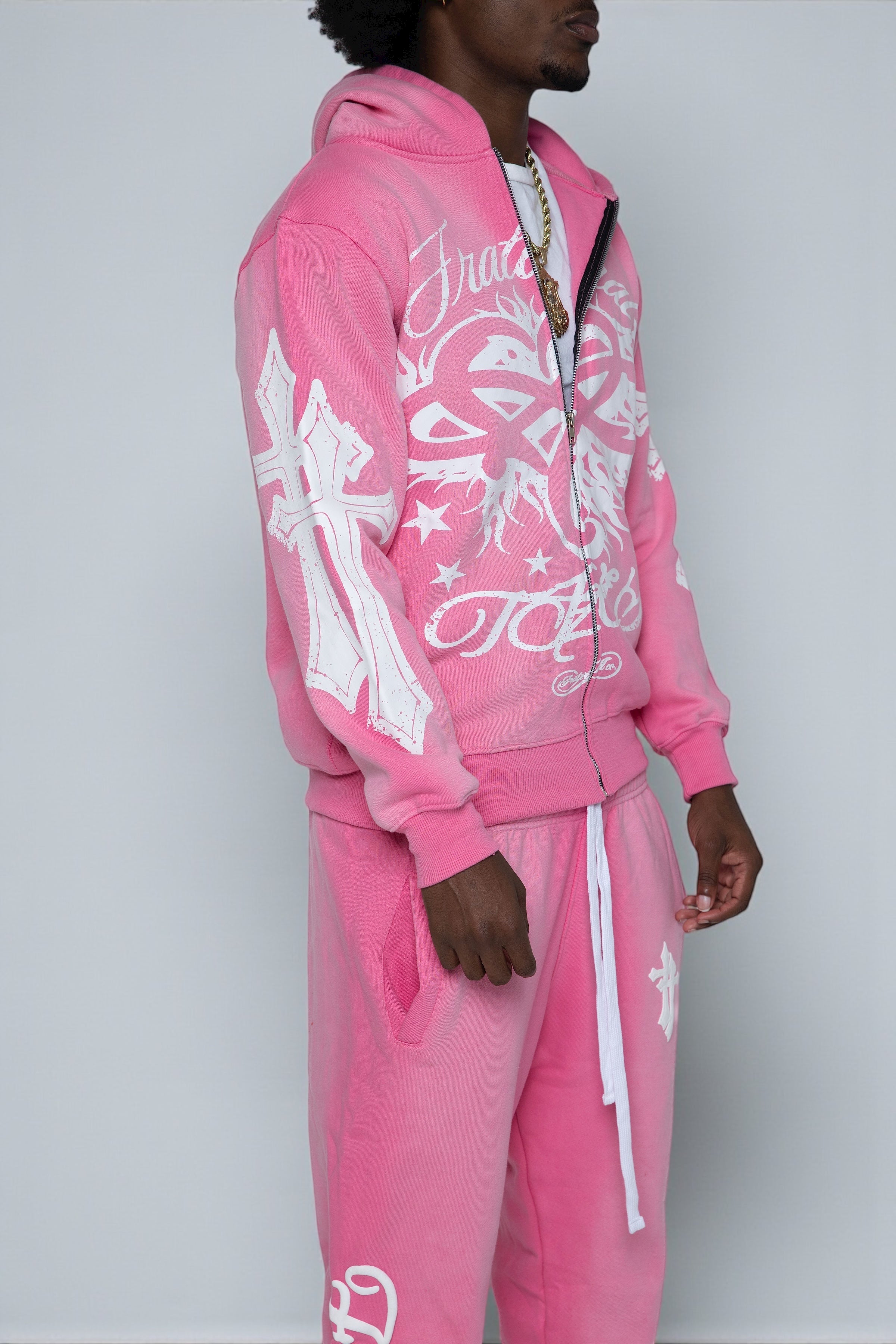Pink OG Zip-Up Hoodie