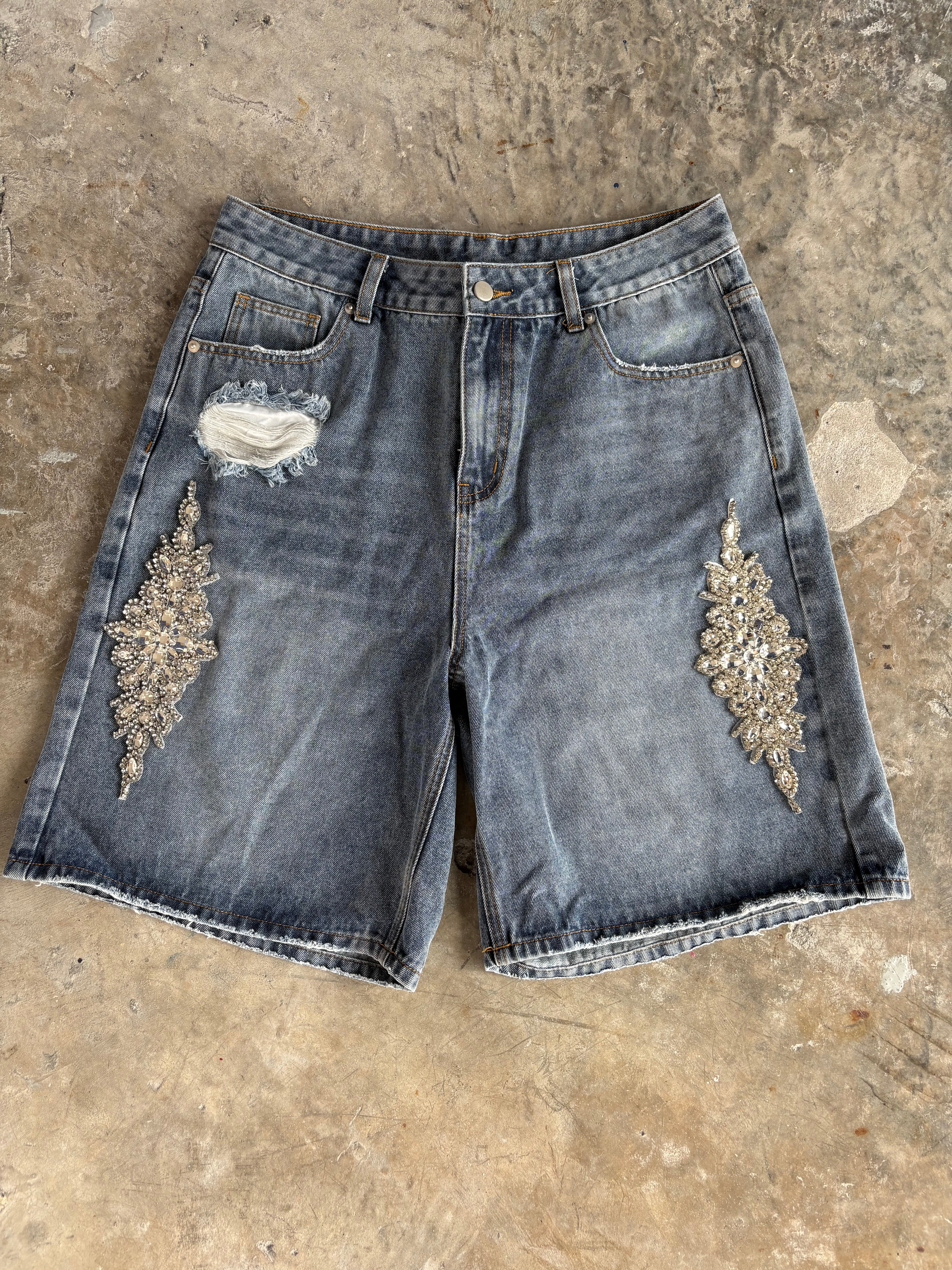 Blue Dagger Jorts