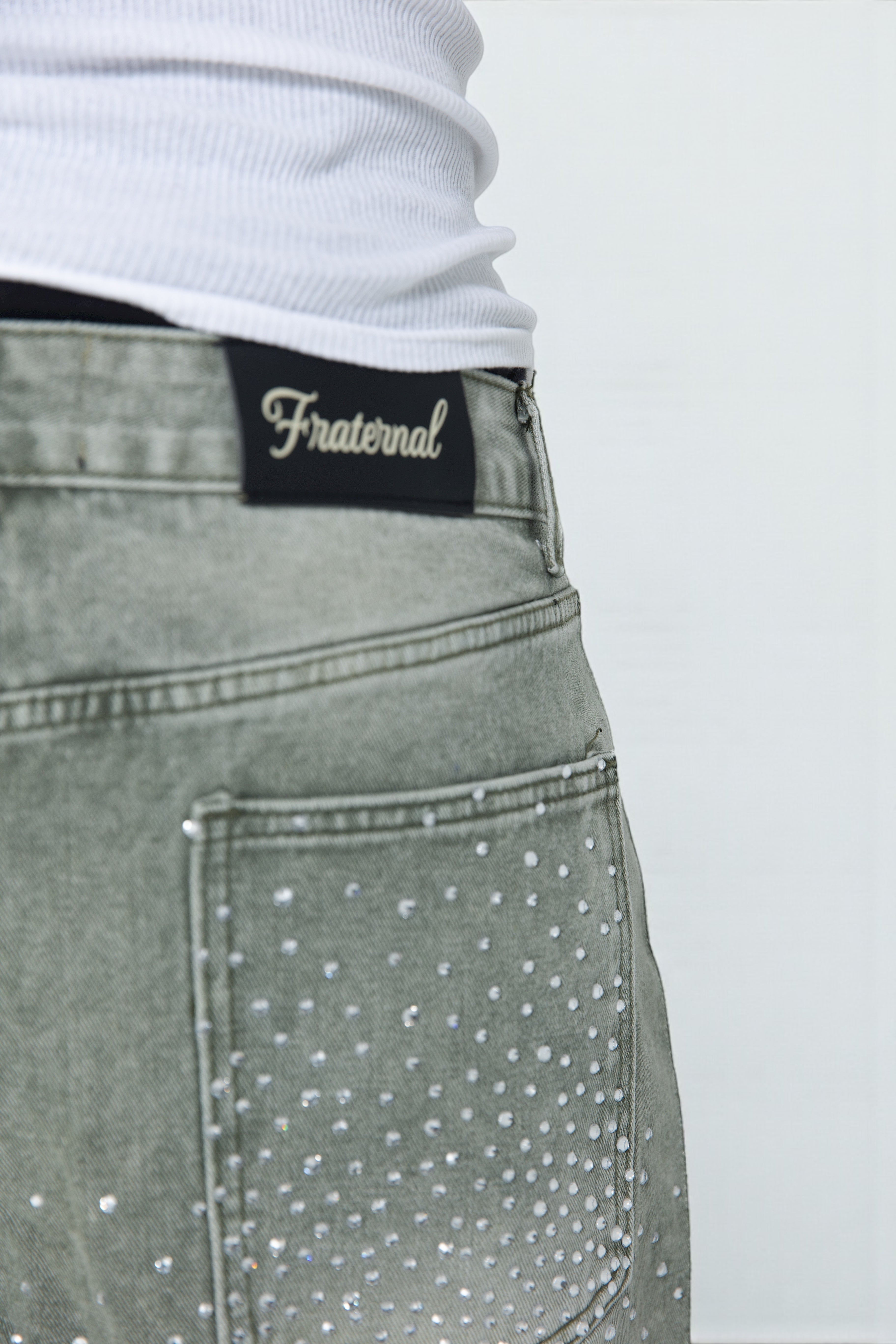 Washed Olive Astro Jorts