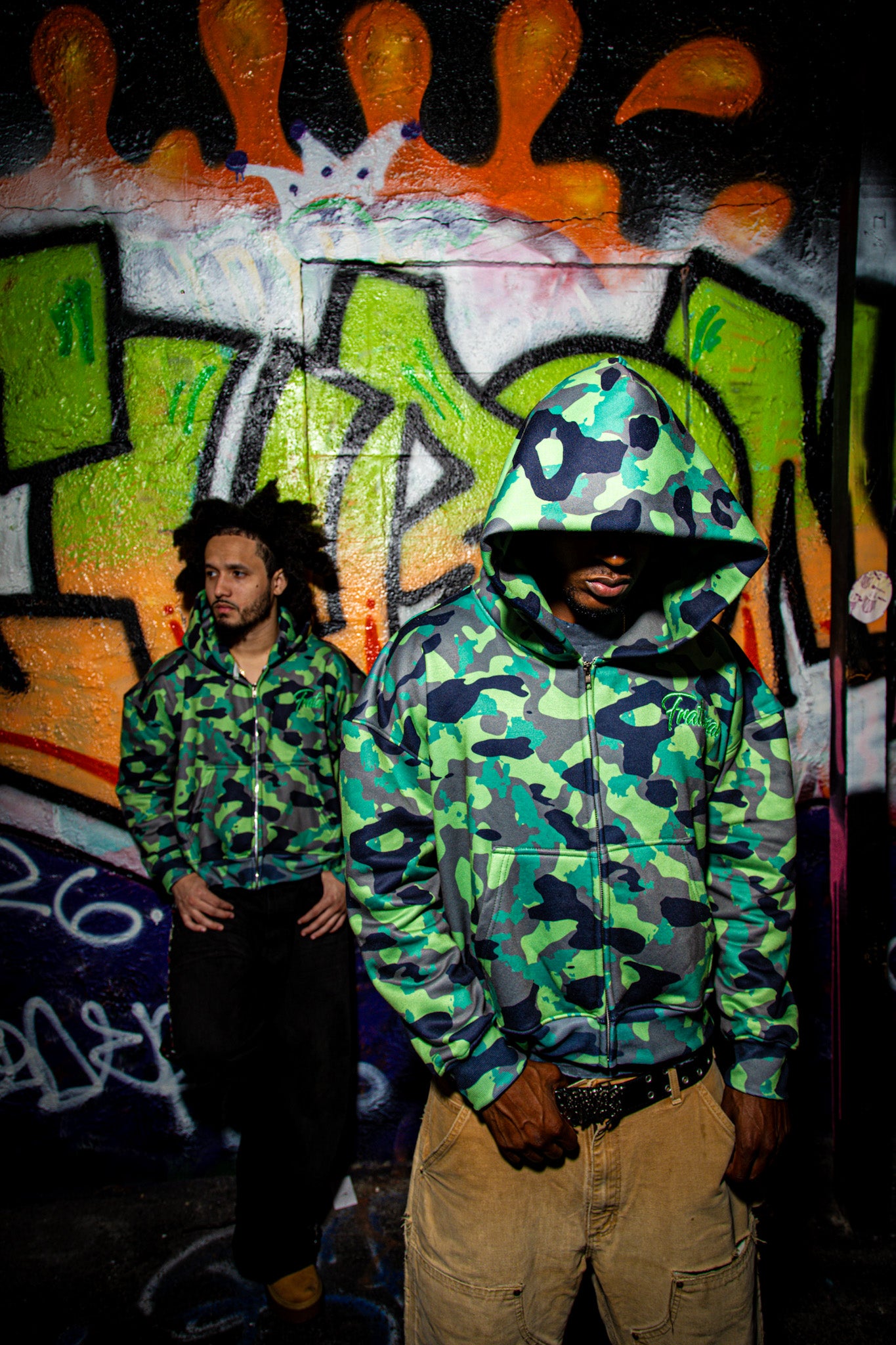 Army Green Camo Recon Hoodie