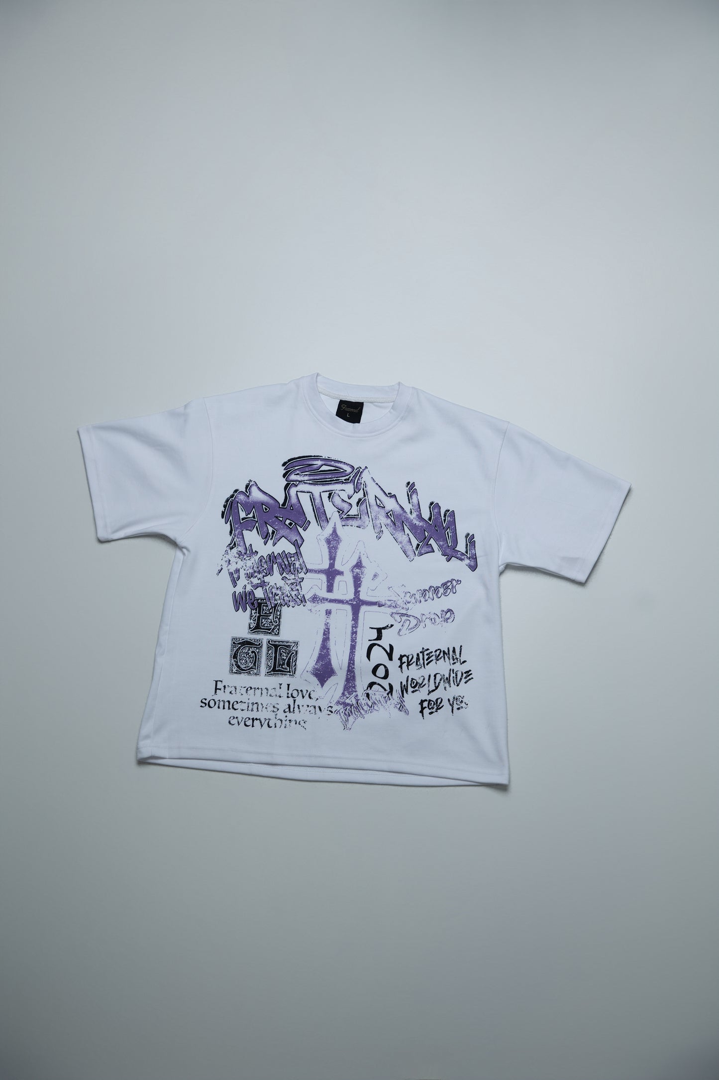 Purple Double Cross Tshirt