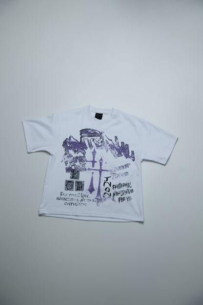 Purple Double Cross Tshirt