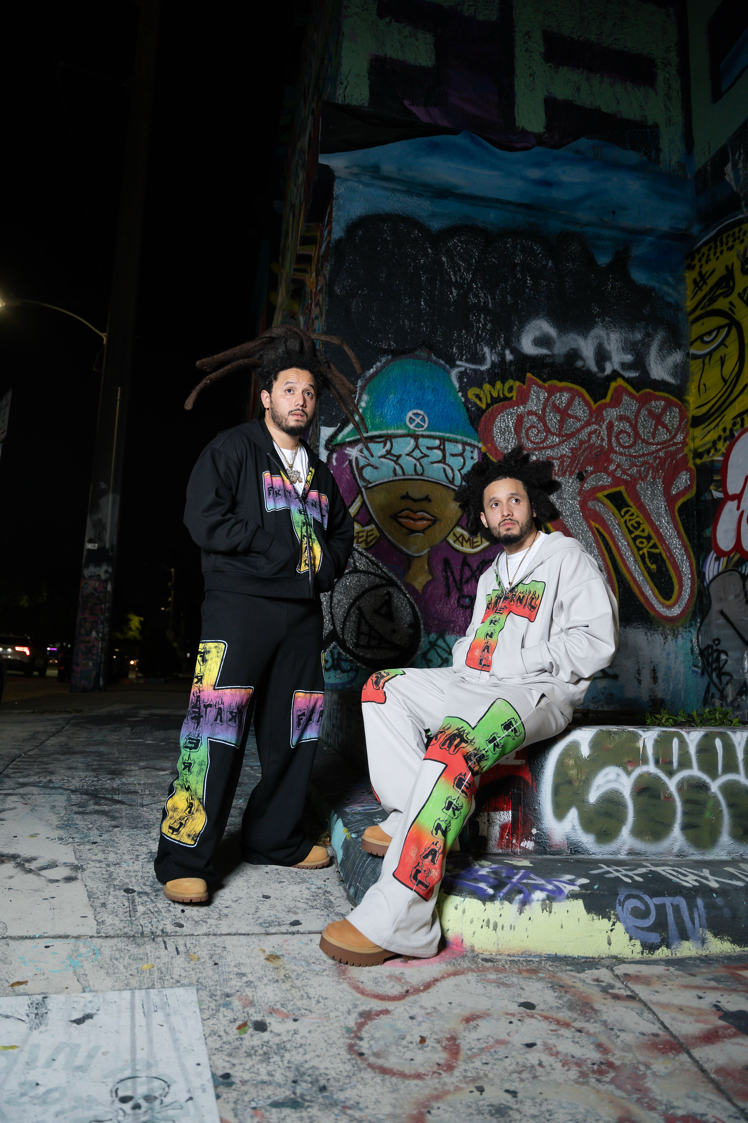 Black Blaze Of Faith Sweatpants