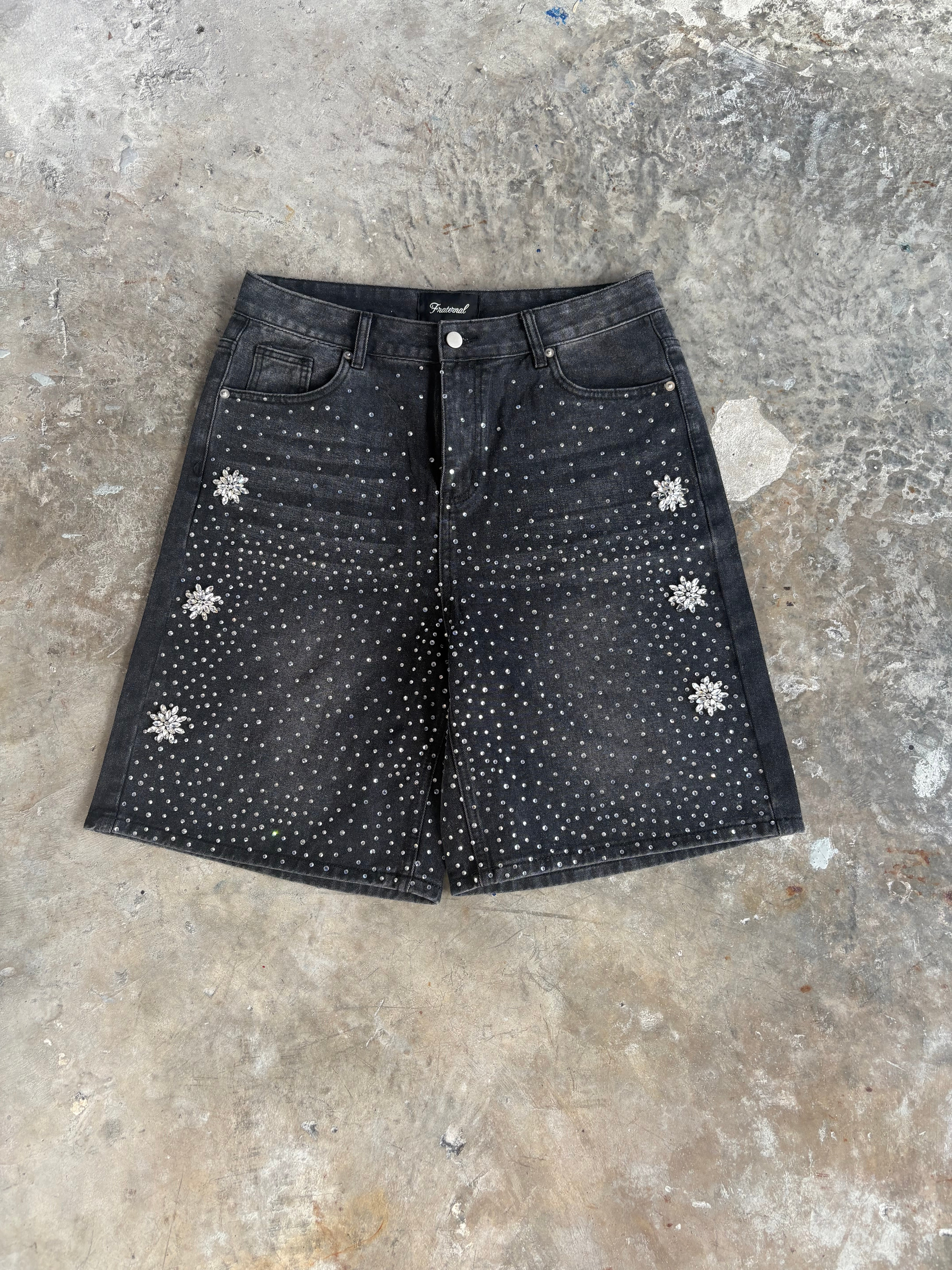 Washed Black Astro Jorts