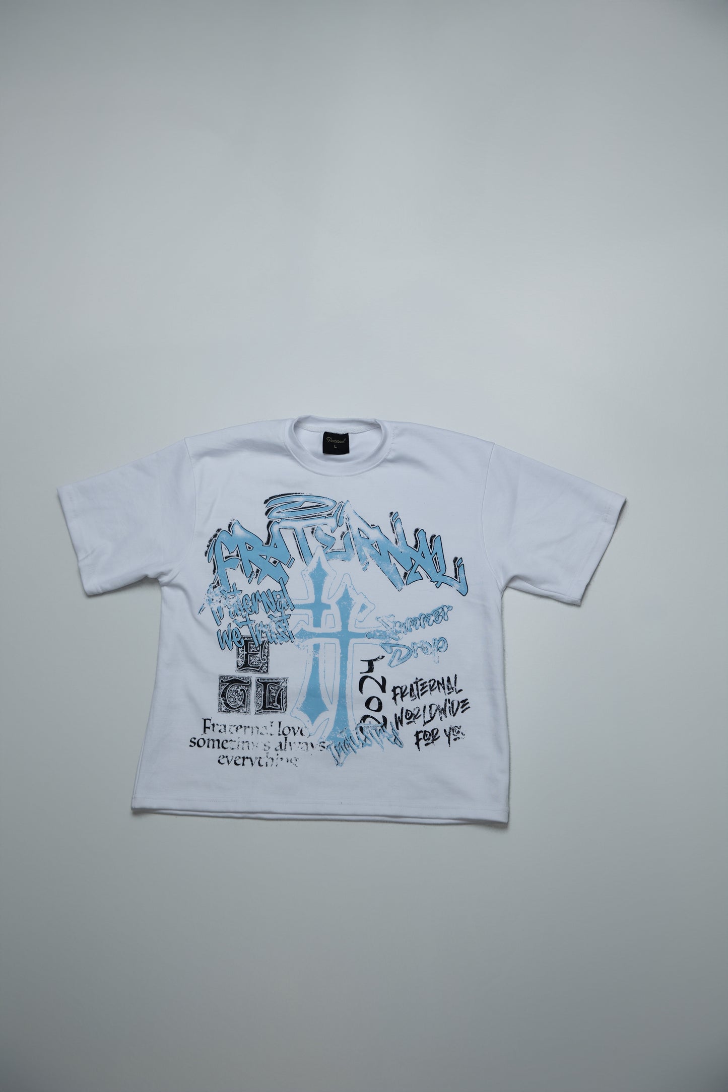 Baby Blue Double Cross TShirt