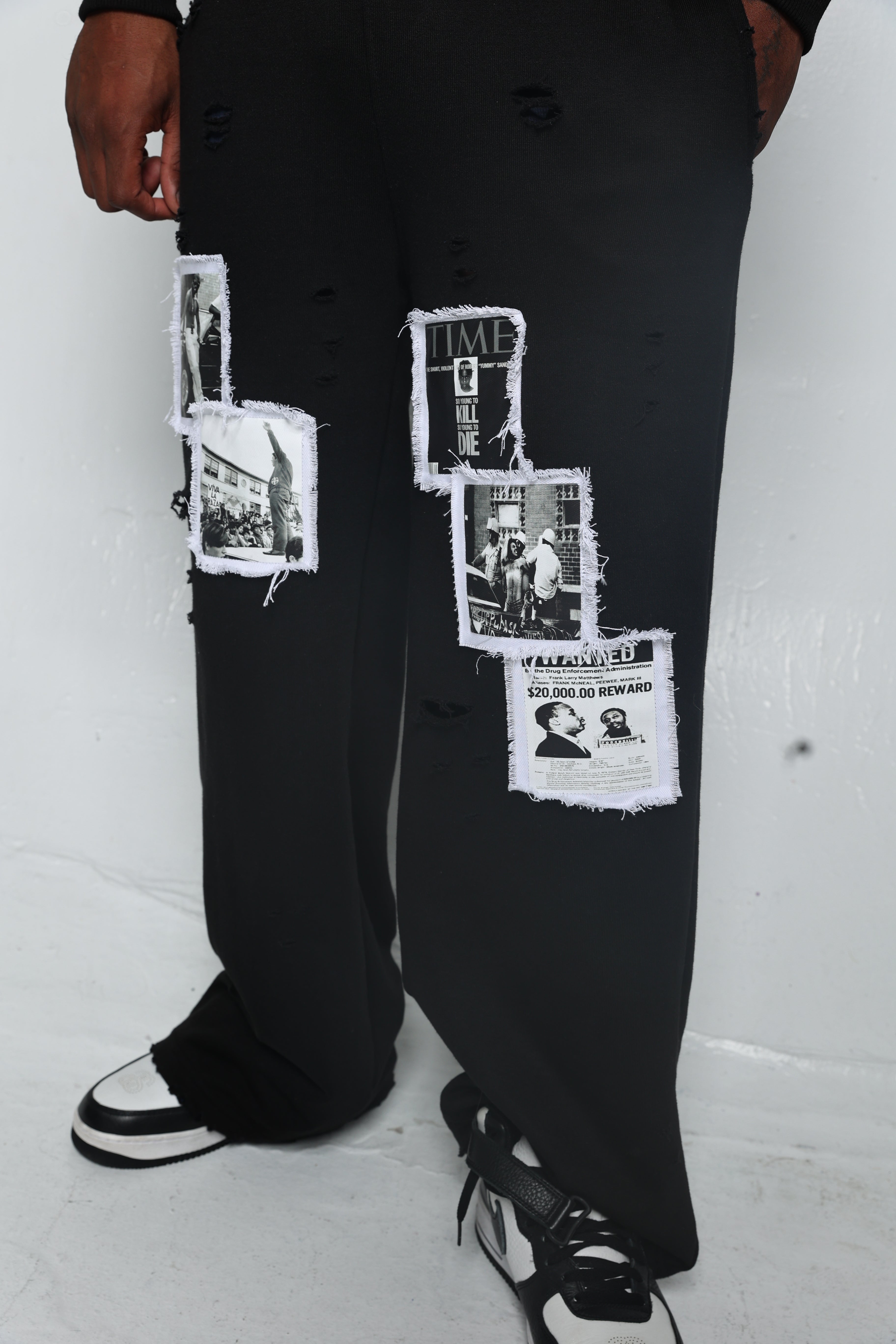 Black WATTBA Sweatpants