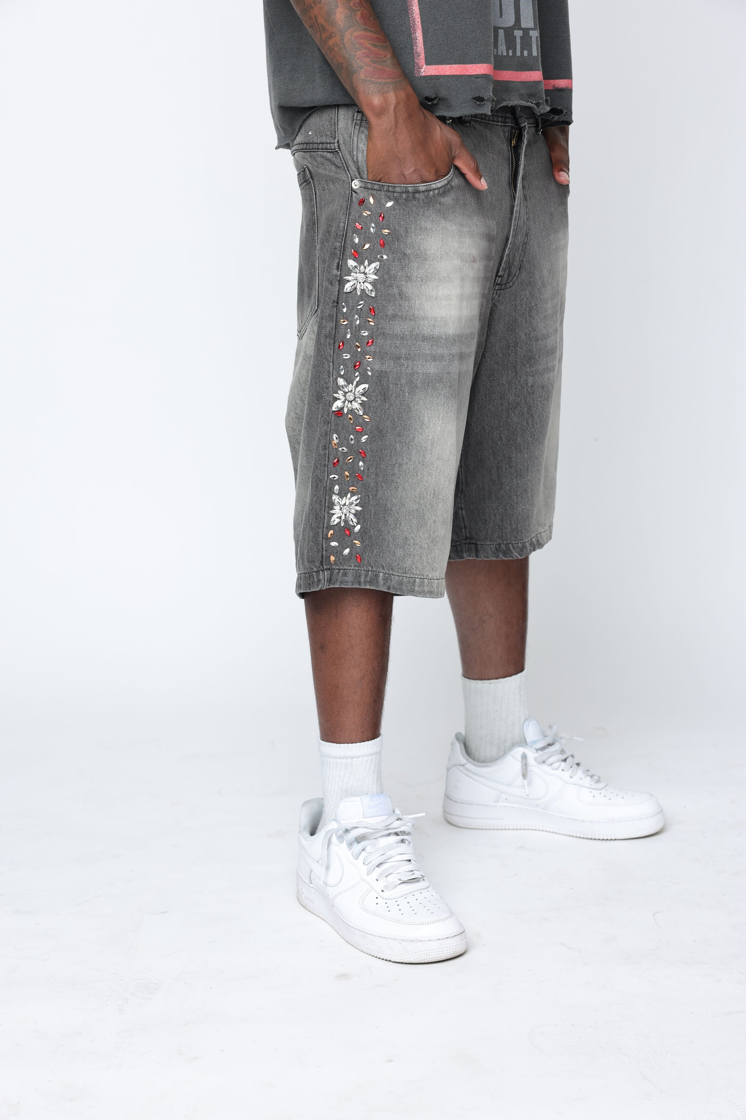 Grey Interstellar Jorts