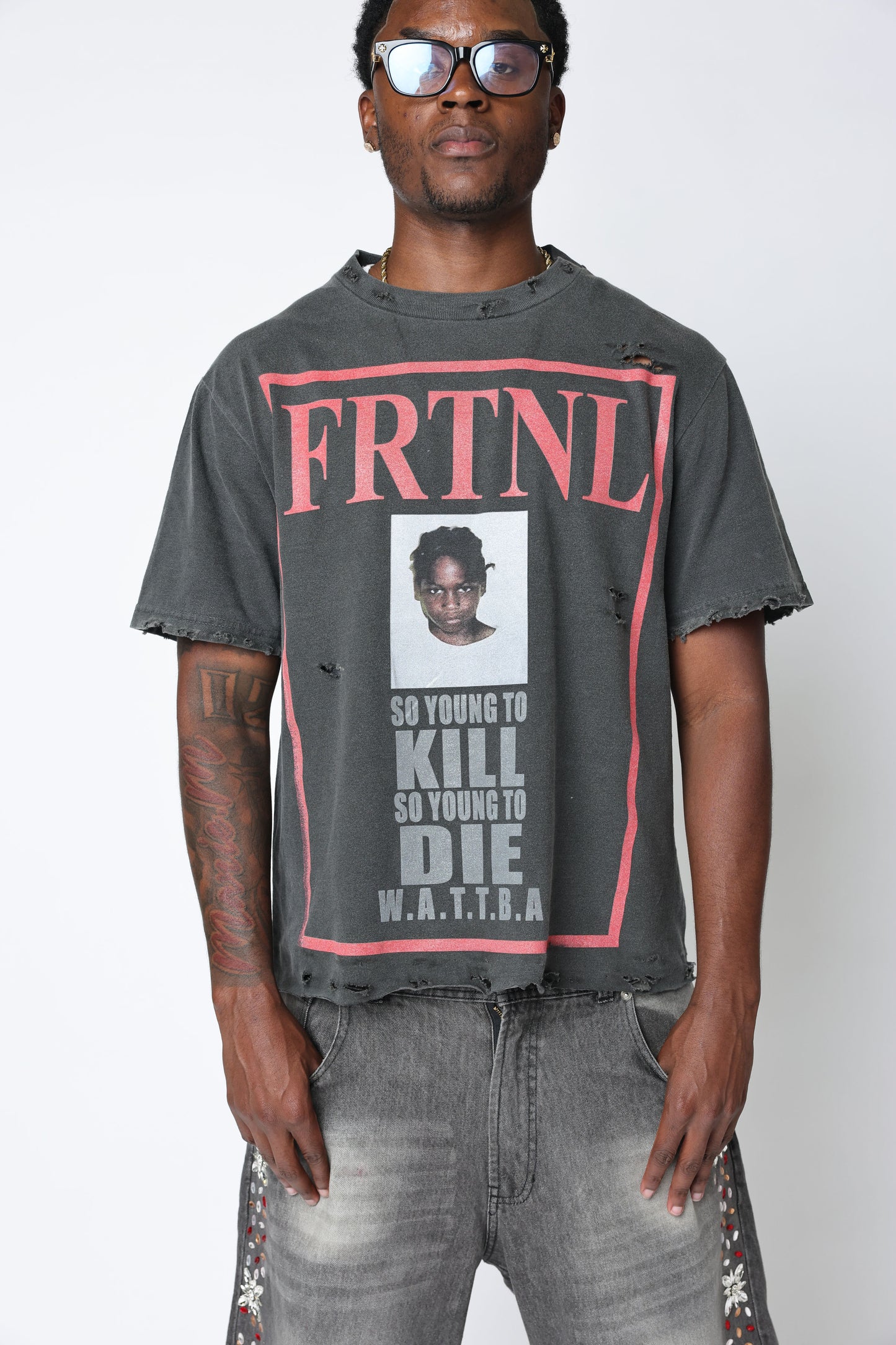 Grey-ish Yummy Tee