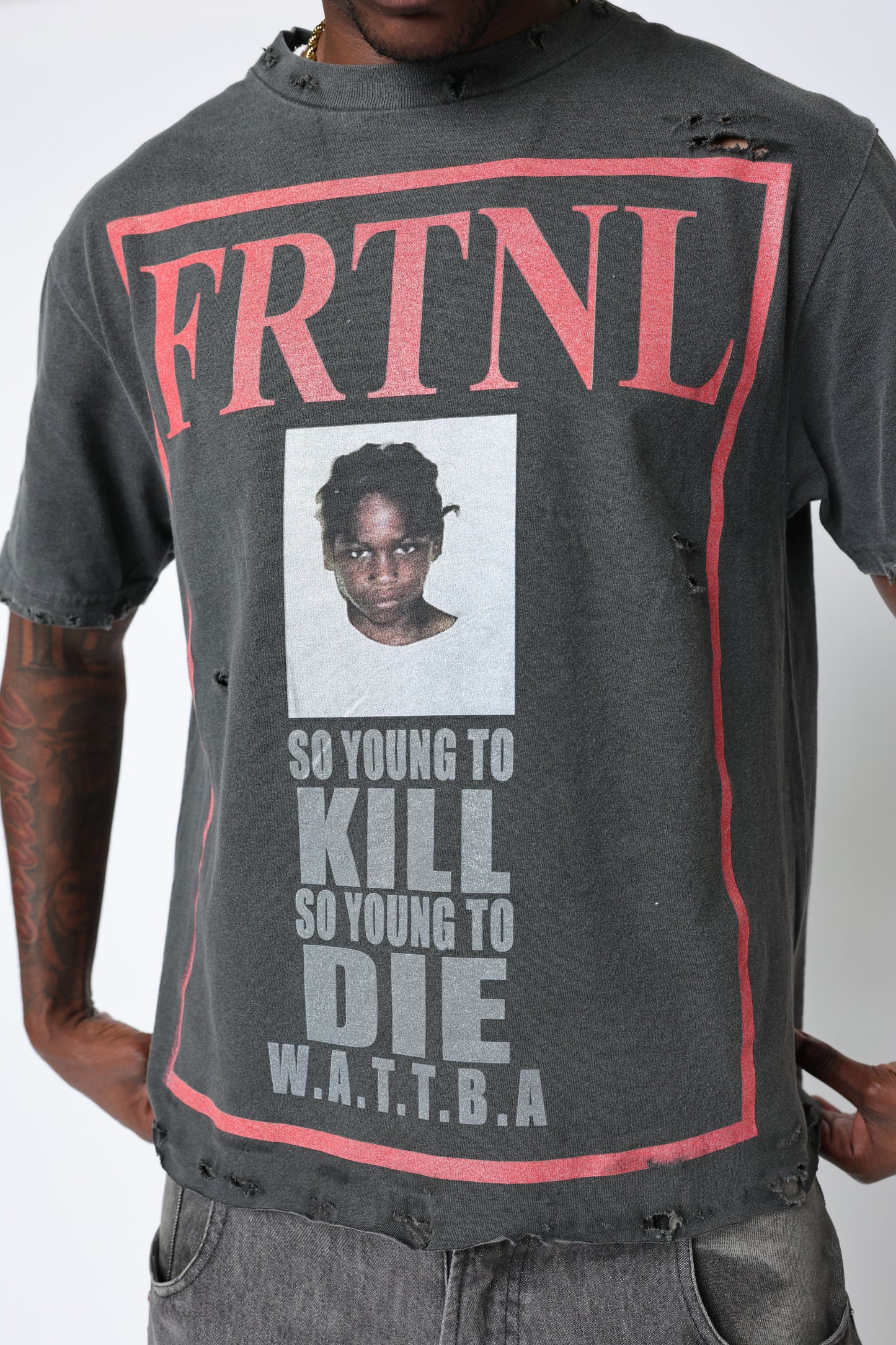 Grey-ish Yummy Tee