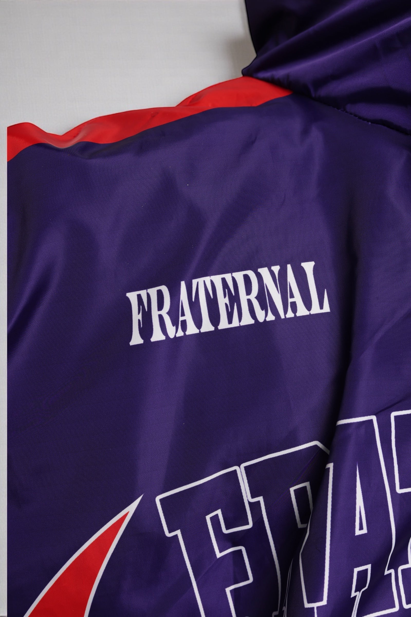 Purple/Red Windbreaker Hoodie