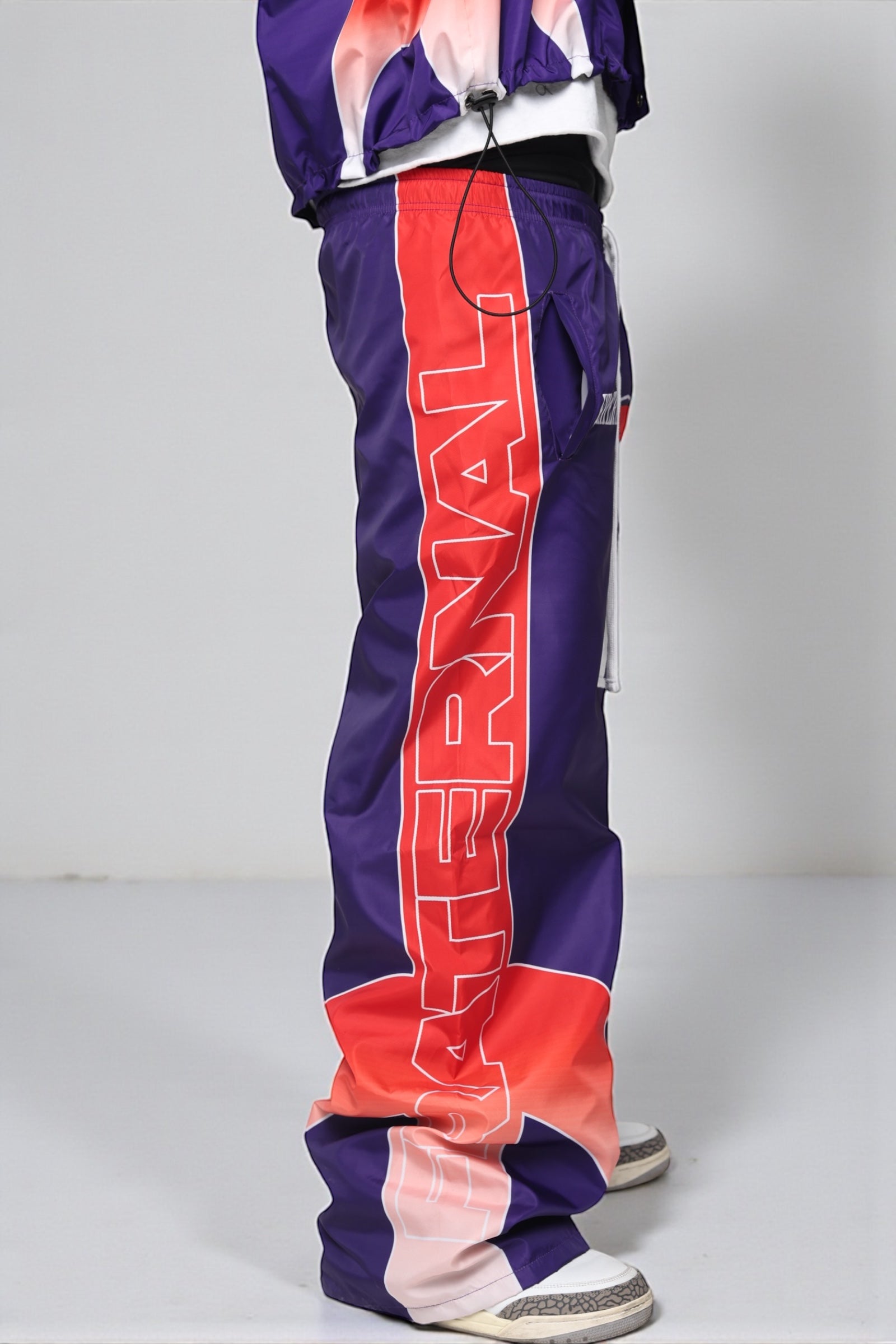 Purple/Red Windbreaker Pants