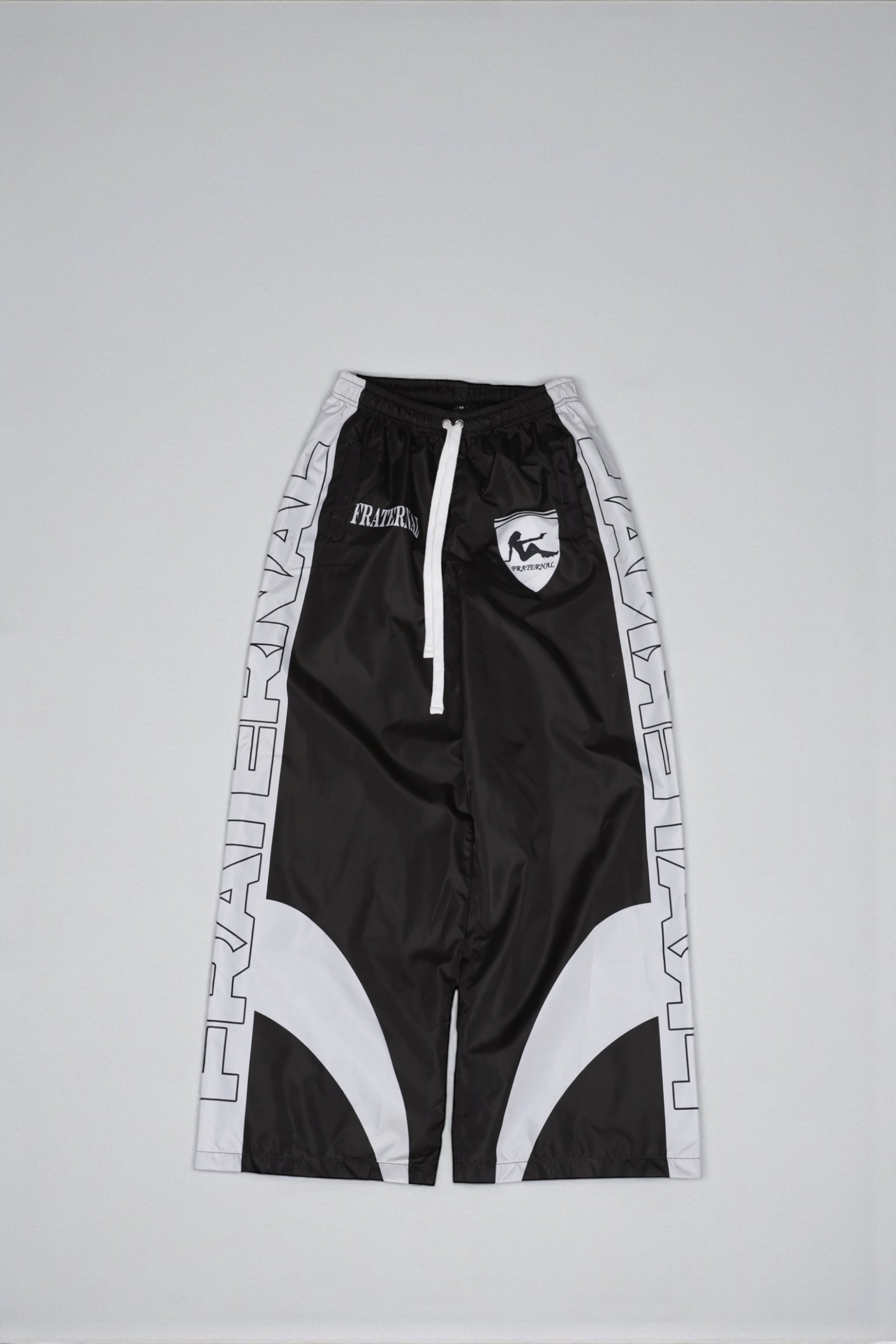 Black/White Windbreaker Pants