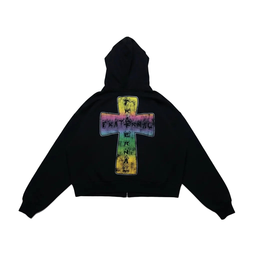 Black Blaze Of Faith Hoodie