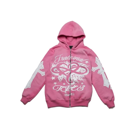 Pink OG Zip-Up Hoodie