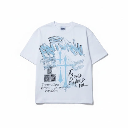 Baby Blue Double Cross TShirt