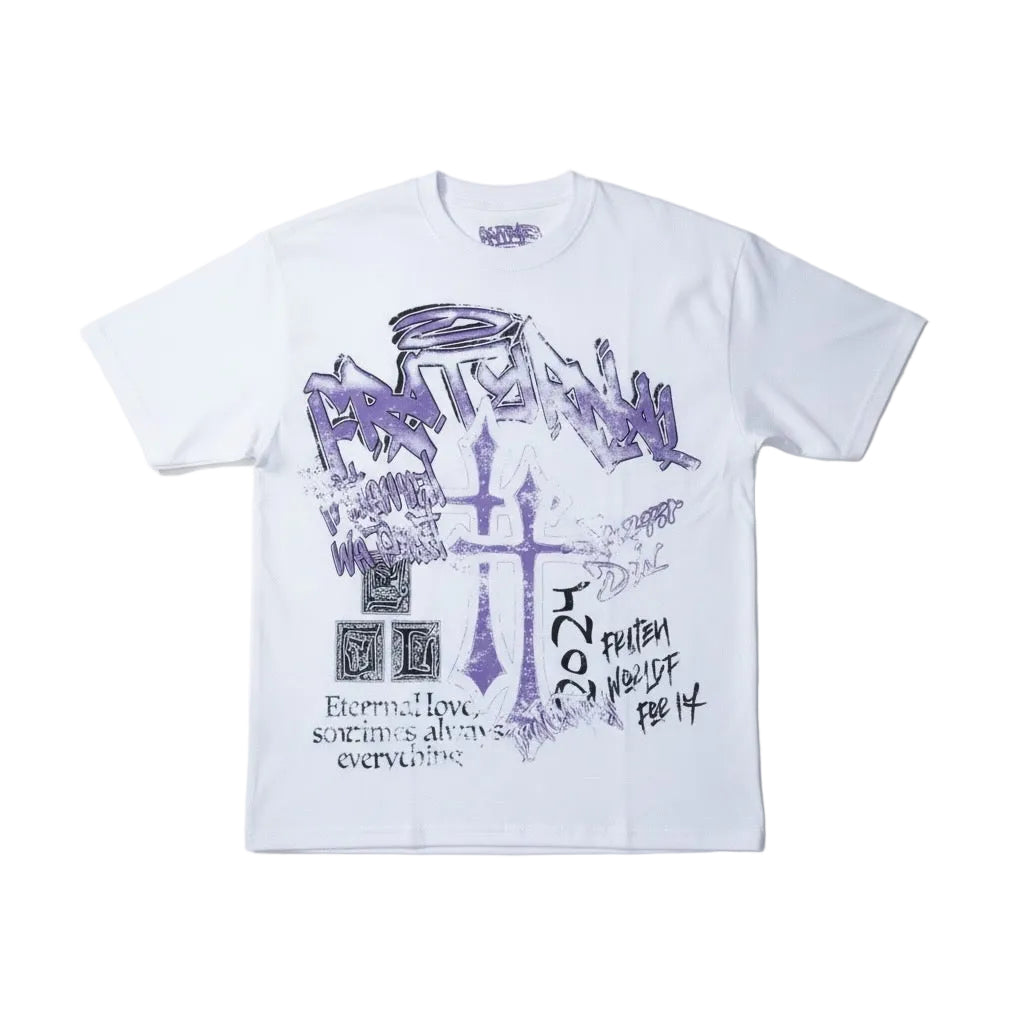 Purple Double Cross Tshirt