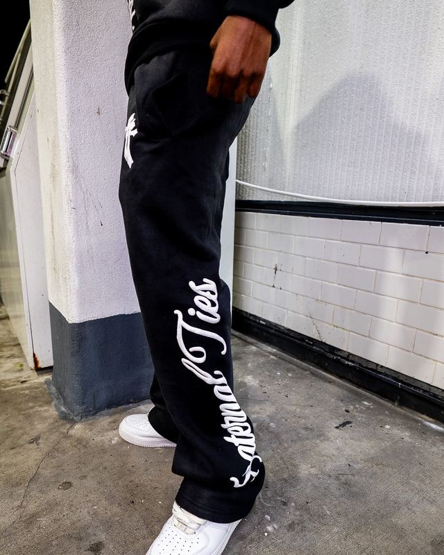 Fraternal OG sweatsuit worn on location